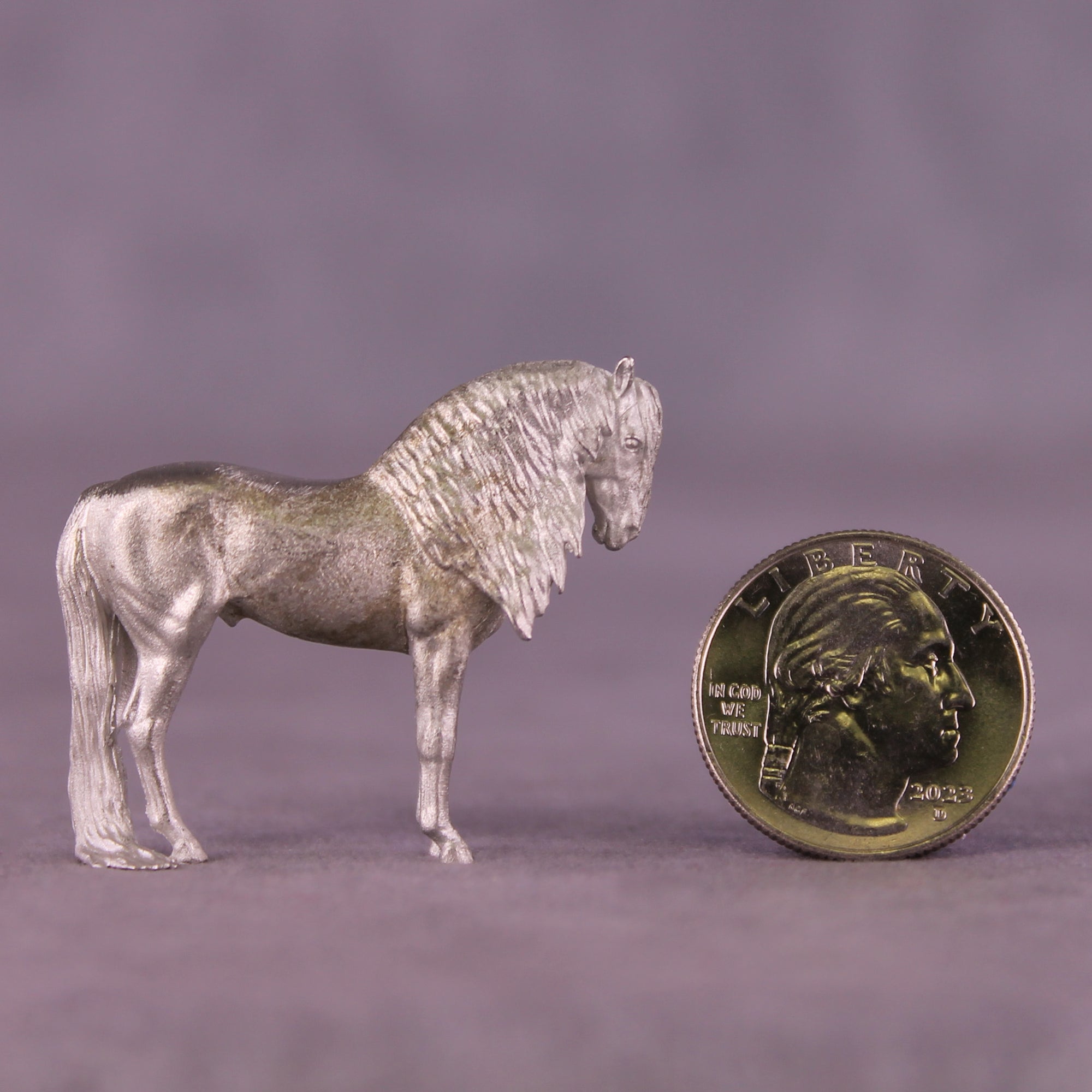 NEW 2025 Micro Pewter Andalusian 1:64 Scale