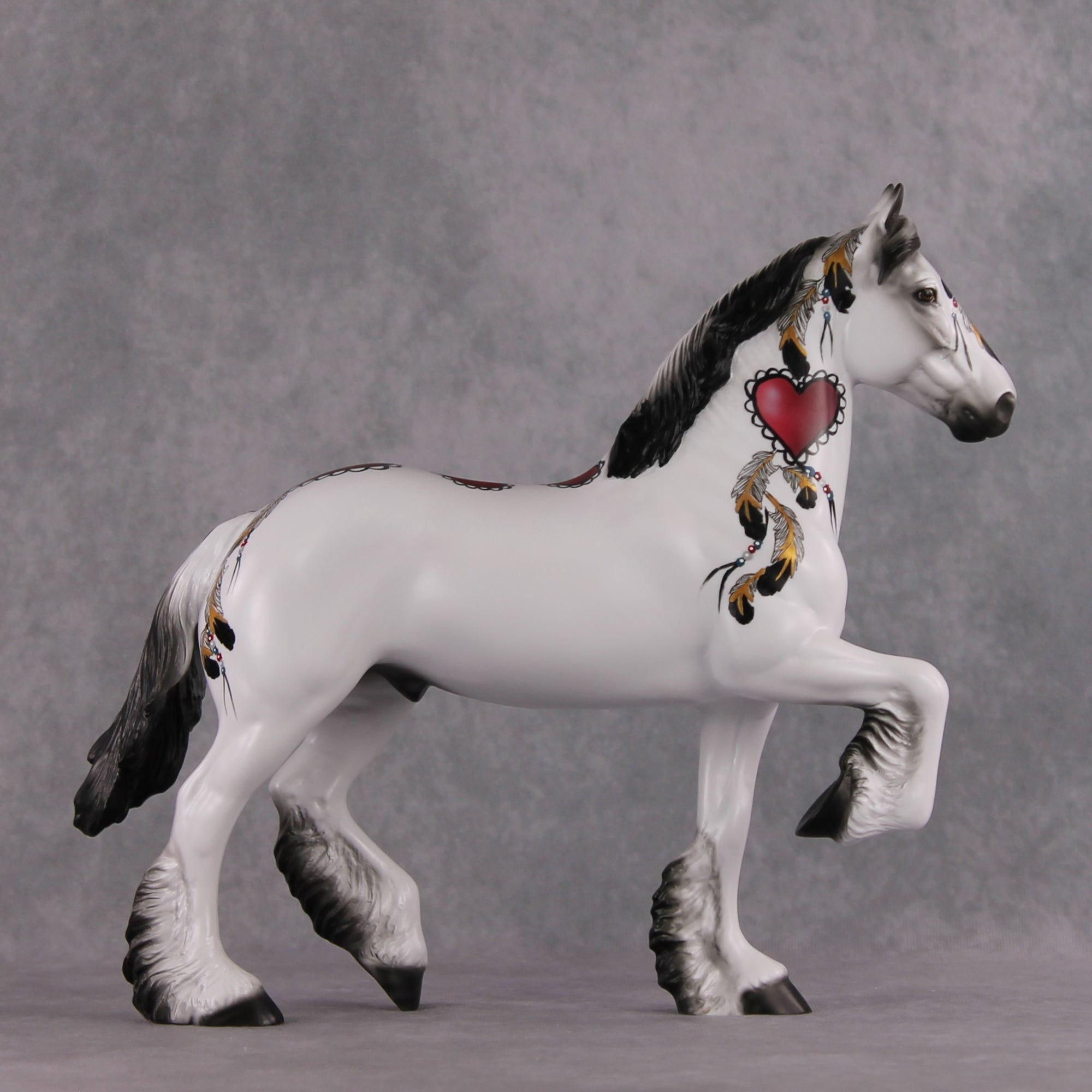 "Cherub" OOAK Deco Trotting Drafter By Dawn Quick Best Offer 03/04/2025