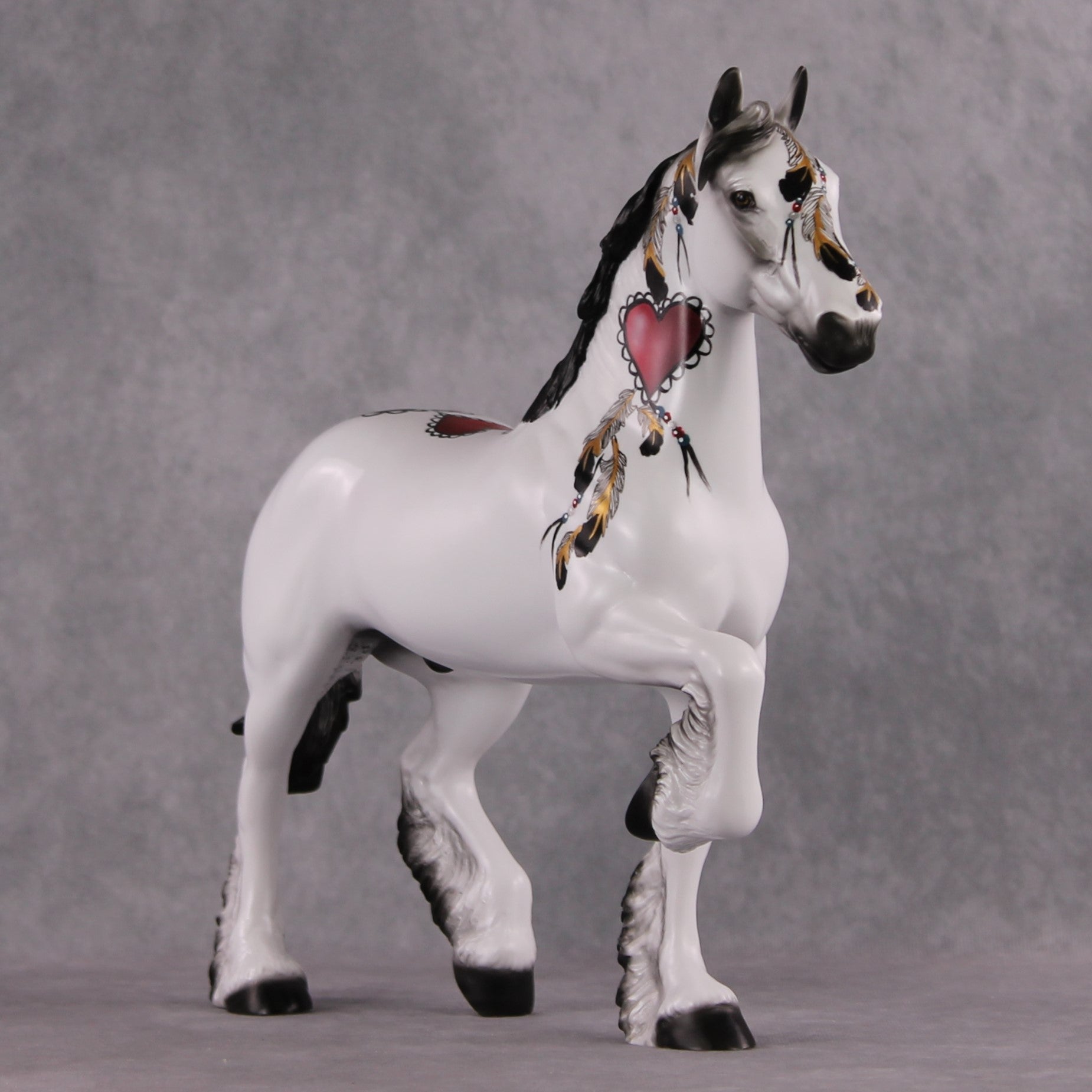 "Cherub" OOAK Deco Trotting Drafter By Dawn Quick Best Offer 03/04/2025