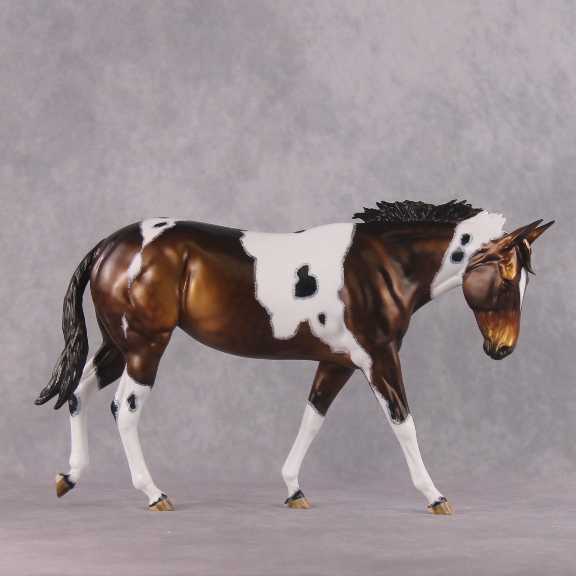 "Turkey" OOAK Bay Pinto Custom Large Mule By Dawn Quick Best Offer 03/04/2025