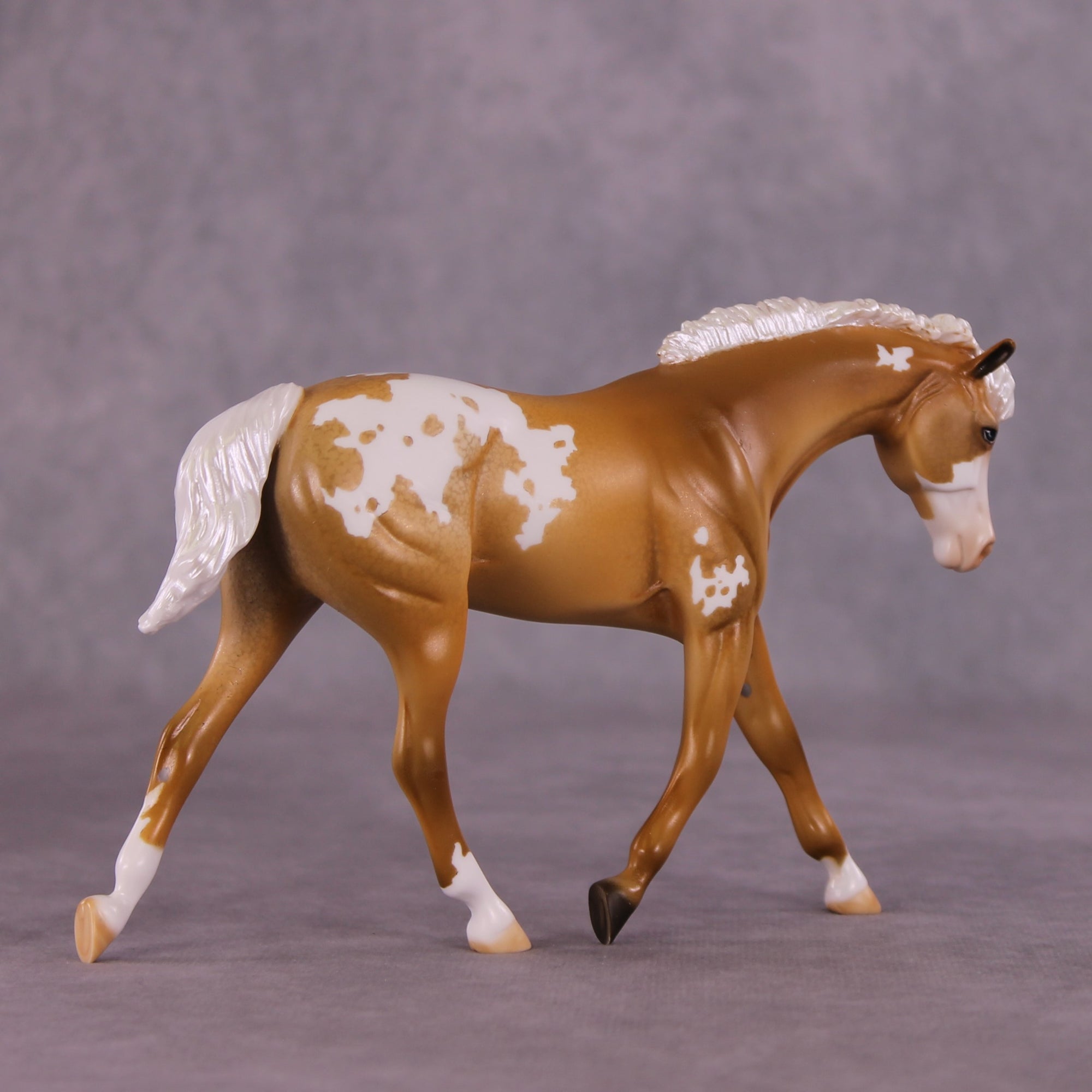 "Herbaceous" OOAK FCM Warmblood Pebble by Dawn Quick EQ25