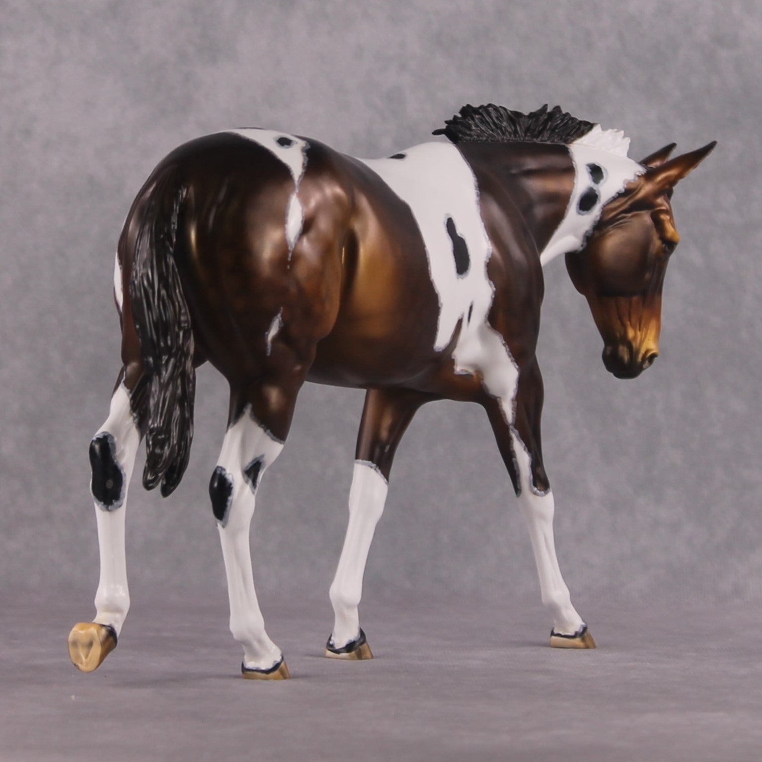 "Turkey" OOAK Bay Pinto Custom Large Mule By Dawn Quick Best Offer 03/04/2025