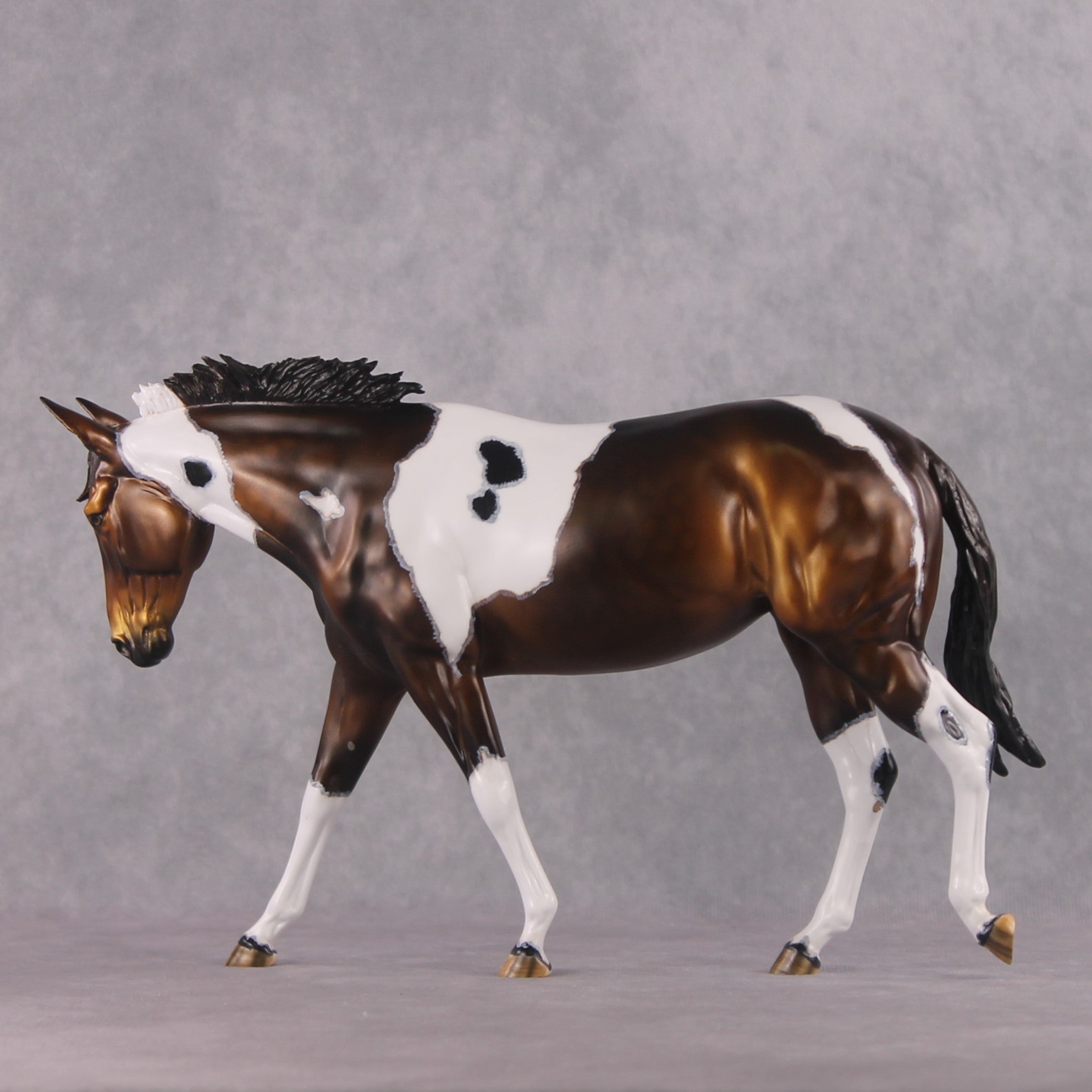 "Turkey" OOAK Bay Pinto Custom Large Mule By Dawn Quick Best Offer 03/04/2025