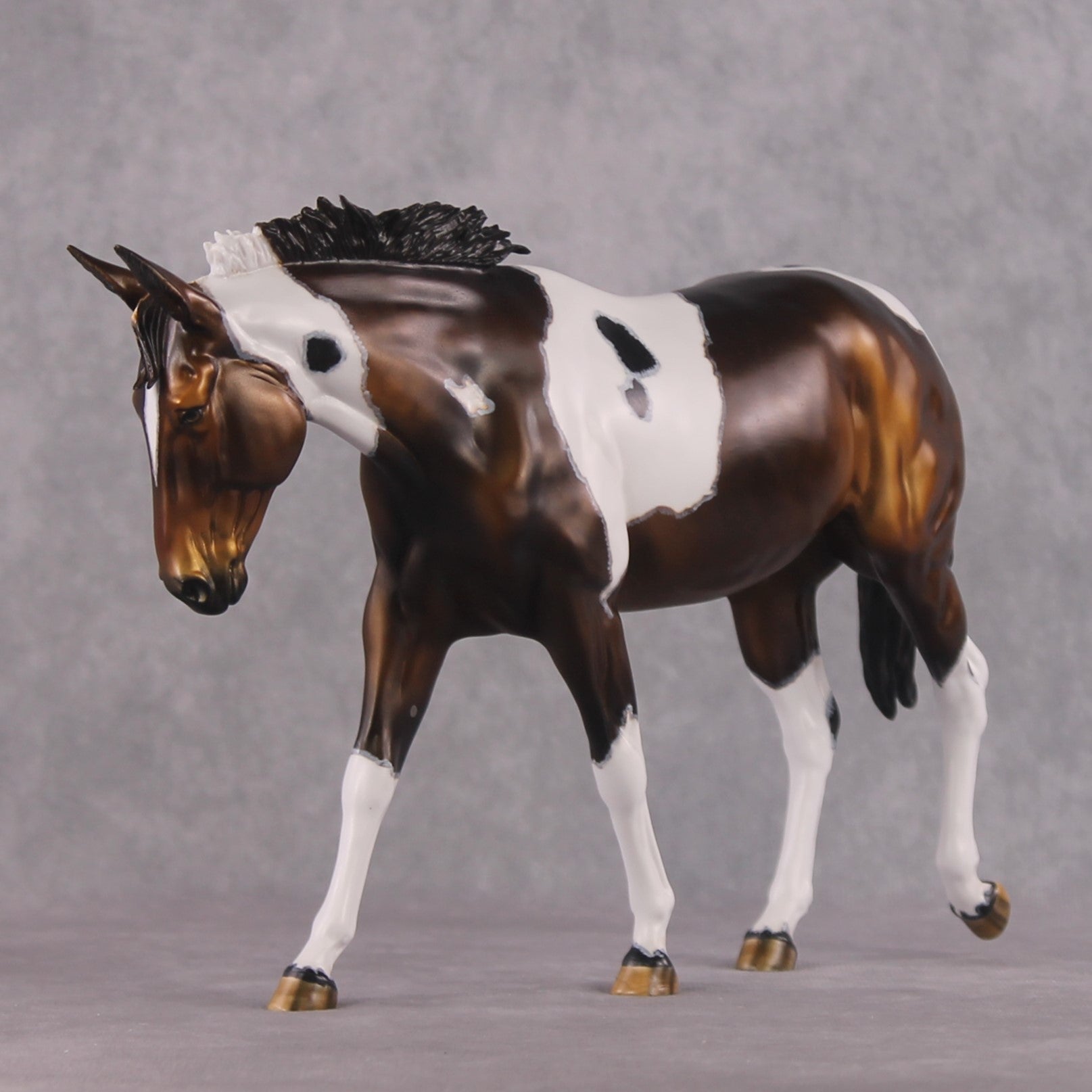 "Turkey" OOAK Bay Pinto Custom Large Mule By Dawn Quick Best Offer 03/04/2025