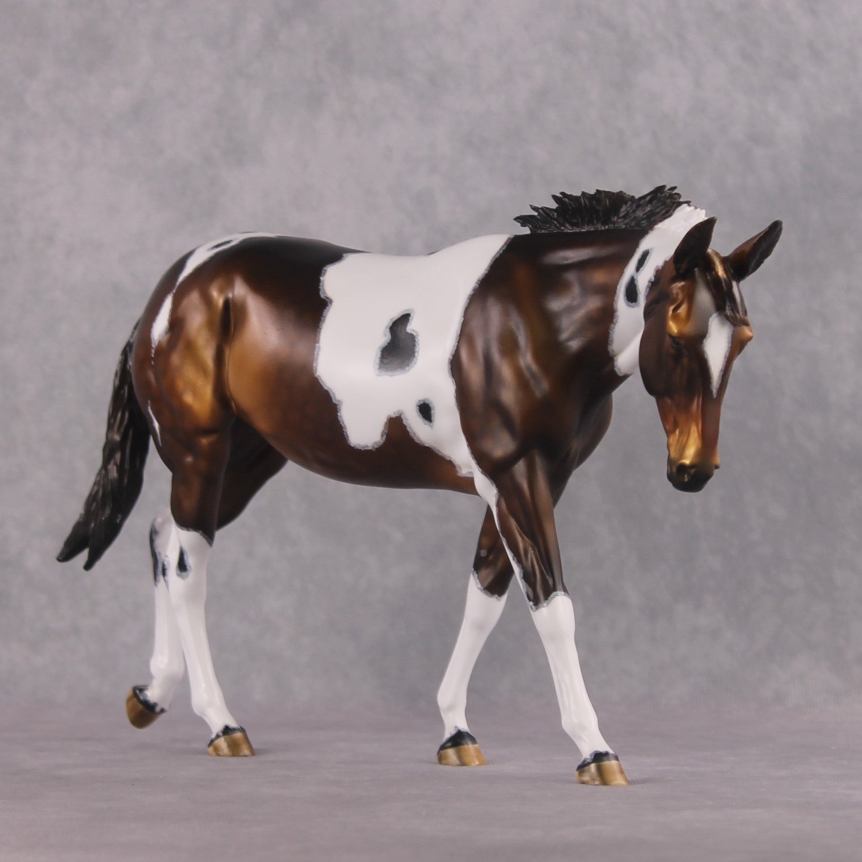 "Turkey" OOAK Bay Pinto Custom Large Mule By Dawn Quick Best Offer 03/04/2025