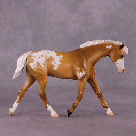 "Herbaceous" OOAK FCM Warmblood Pebble by Dawn Quick EQ25