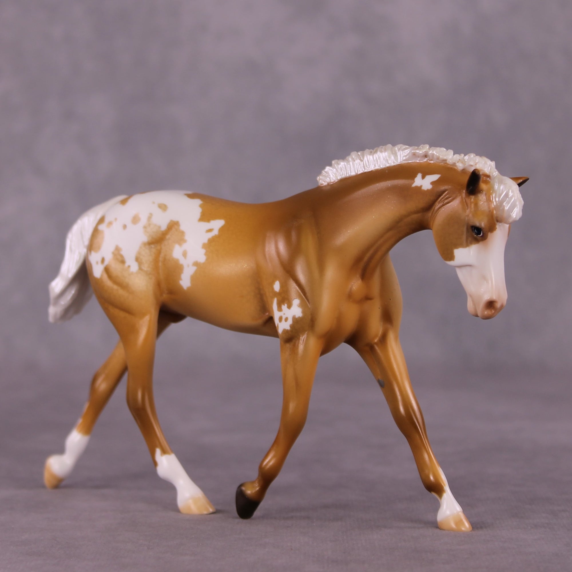 "Herbaceous" OOAK FCM Warmblood Pebble by Dawn Quick EQ25