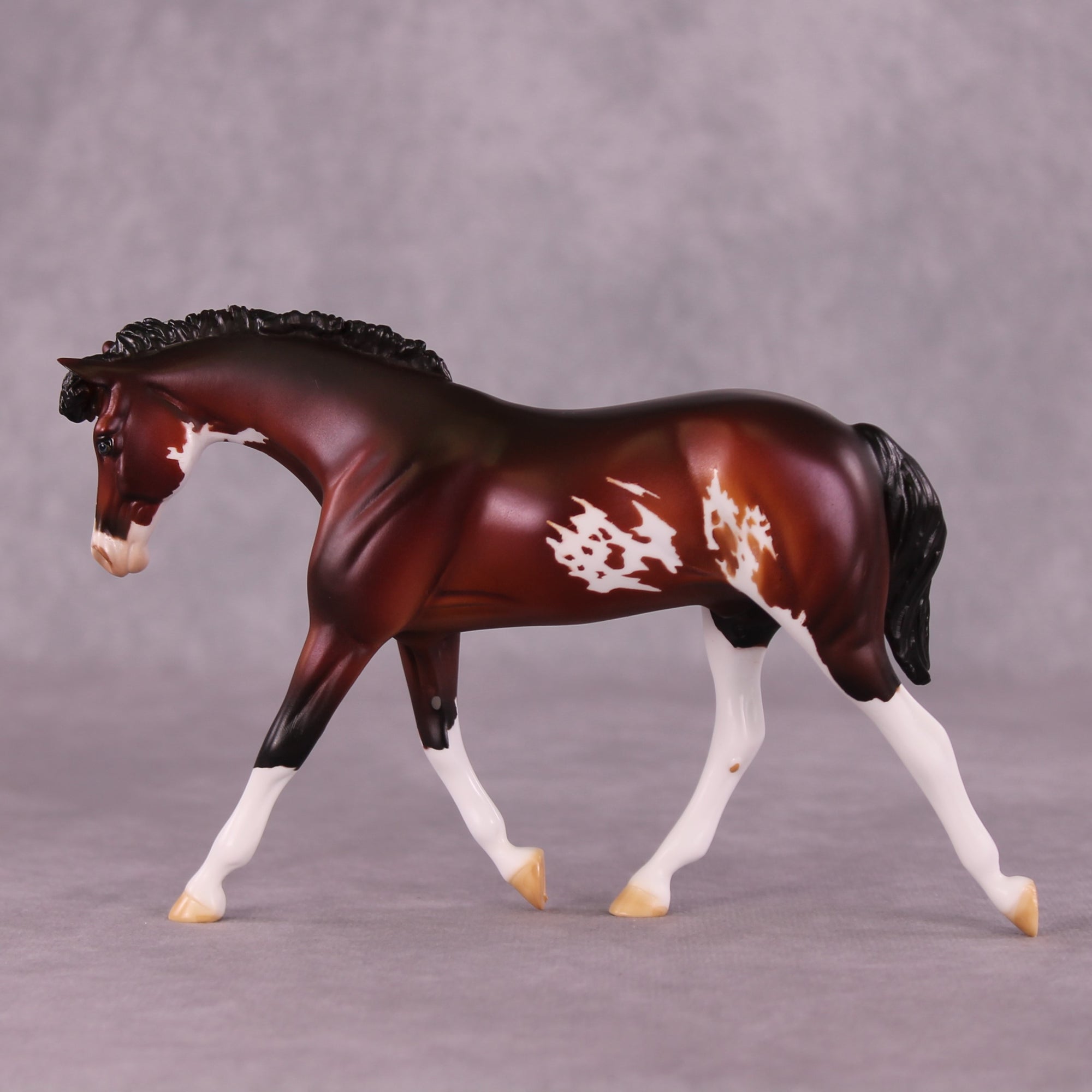 "Amaranth" OOAK FCM Warmblood Pebble by Dawn Quick EQ25