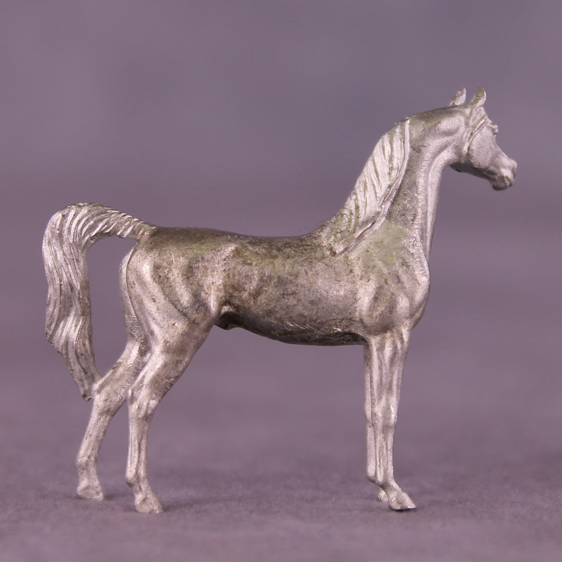 NEW 2025 Micro Pewter Arabian Stallion 1:64 Scale