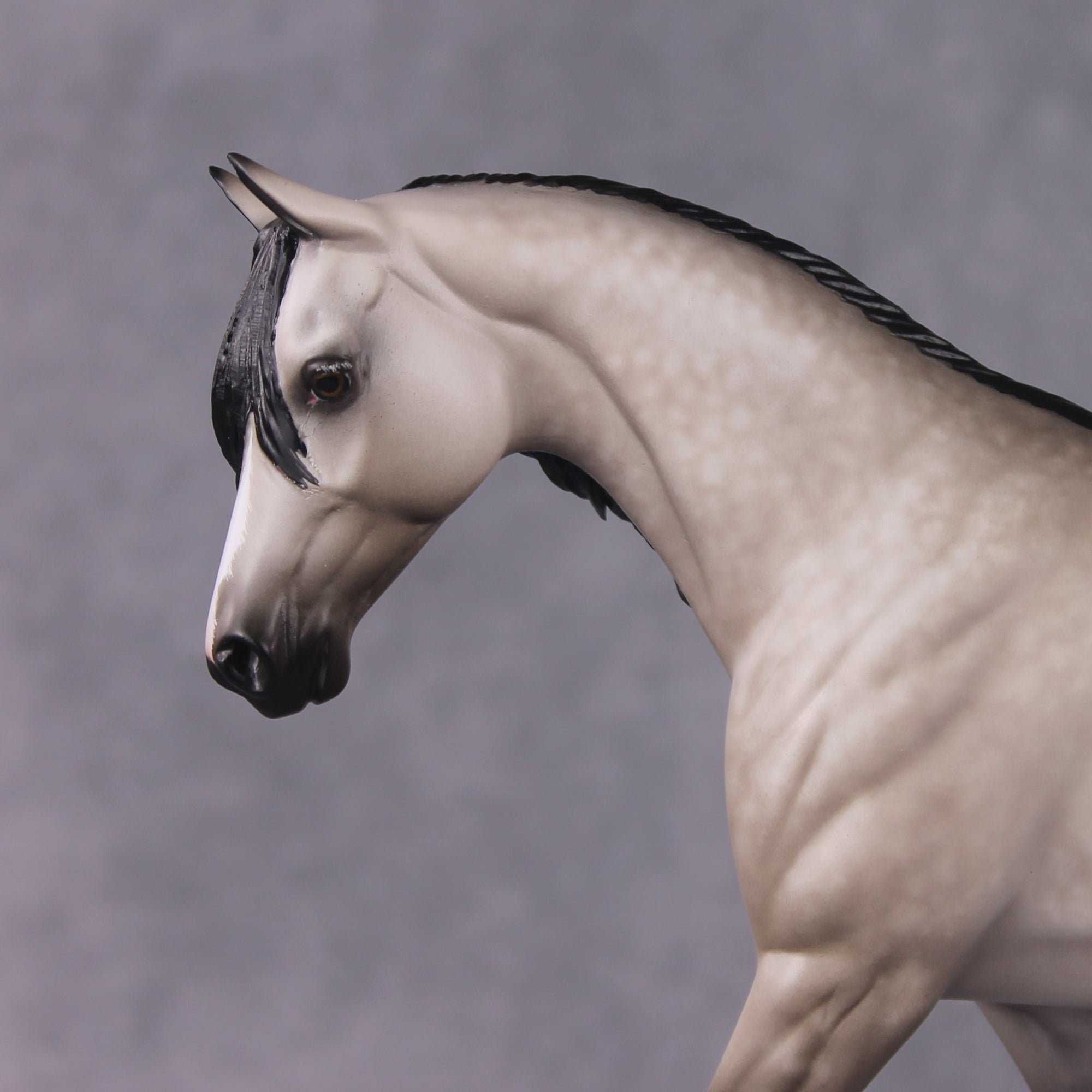 "McKormick" OOAK Custom Dapple Rose Grey Pony By Sheryl Leisure Best Offer 03/04/2025