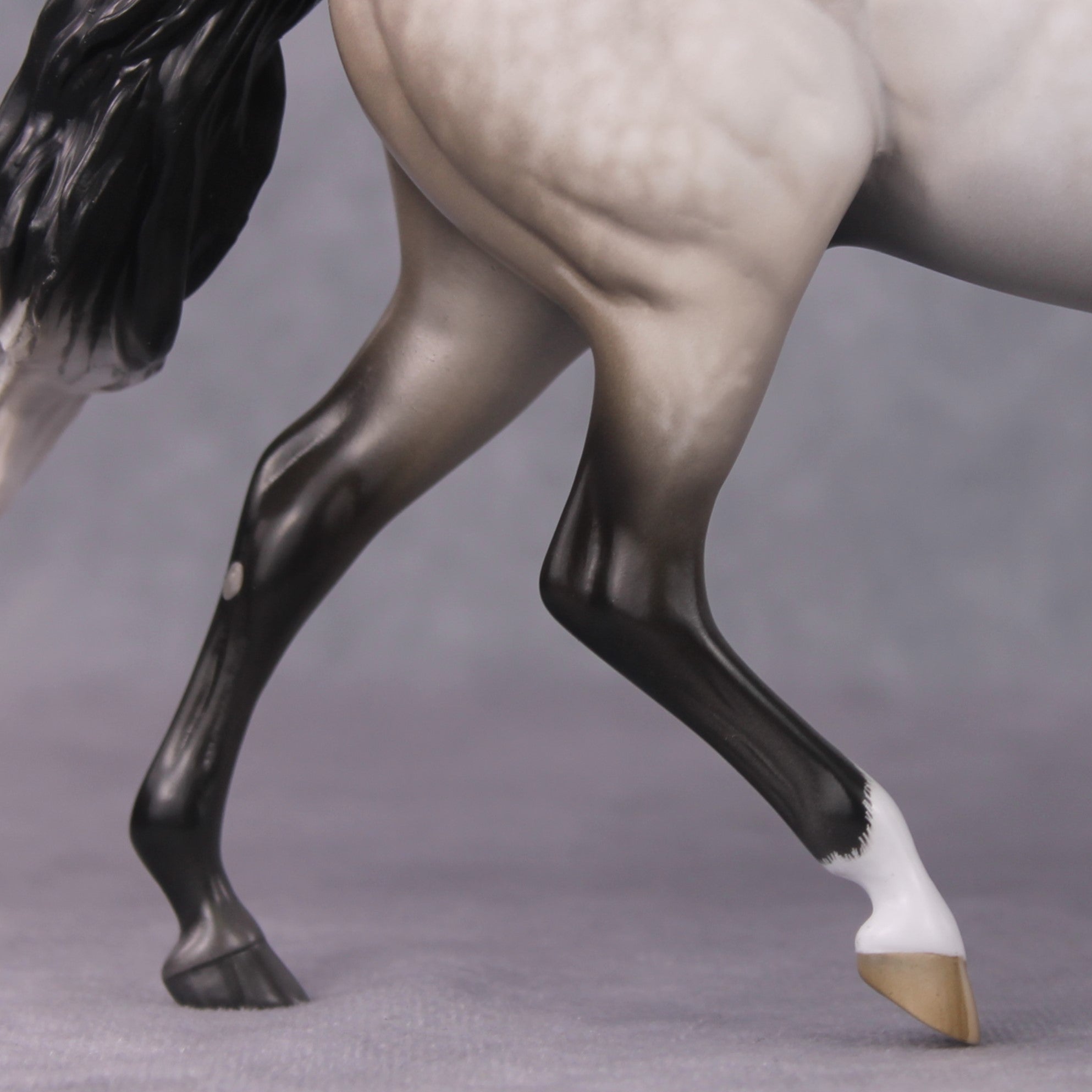 "McKormick" OOAK Custom Dapple Rose Grey Pony By Sheryl Leisure Best Offer 03/04/2025