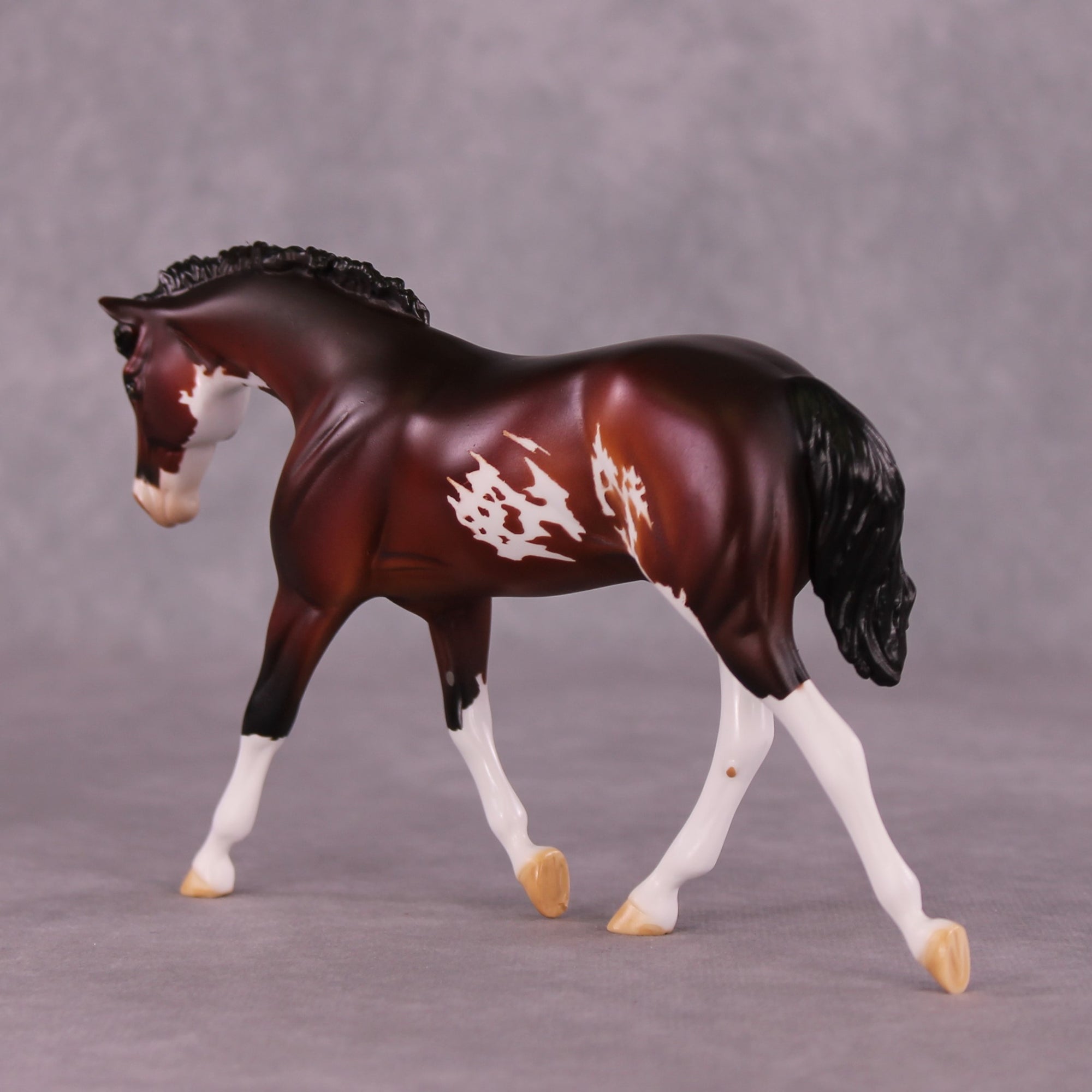 "Amaranth" OOAK FCM Warmblood Pebble by Dawn Quick EQ25