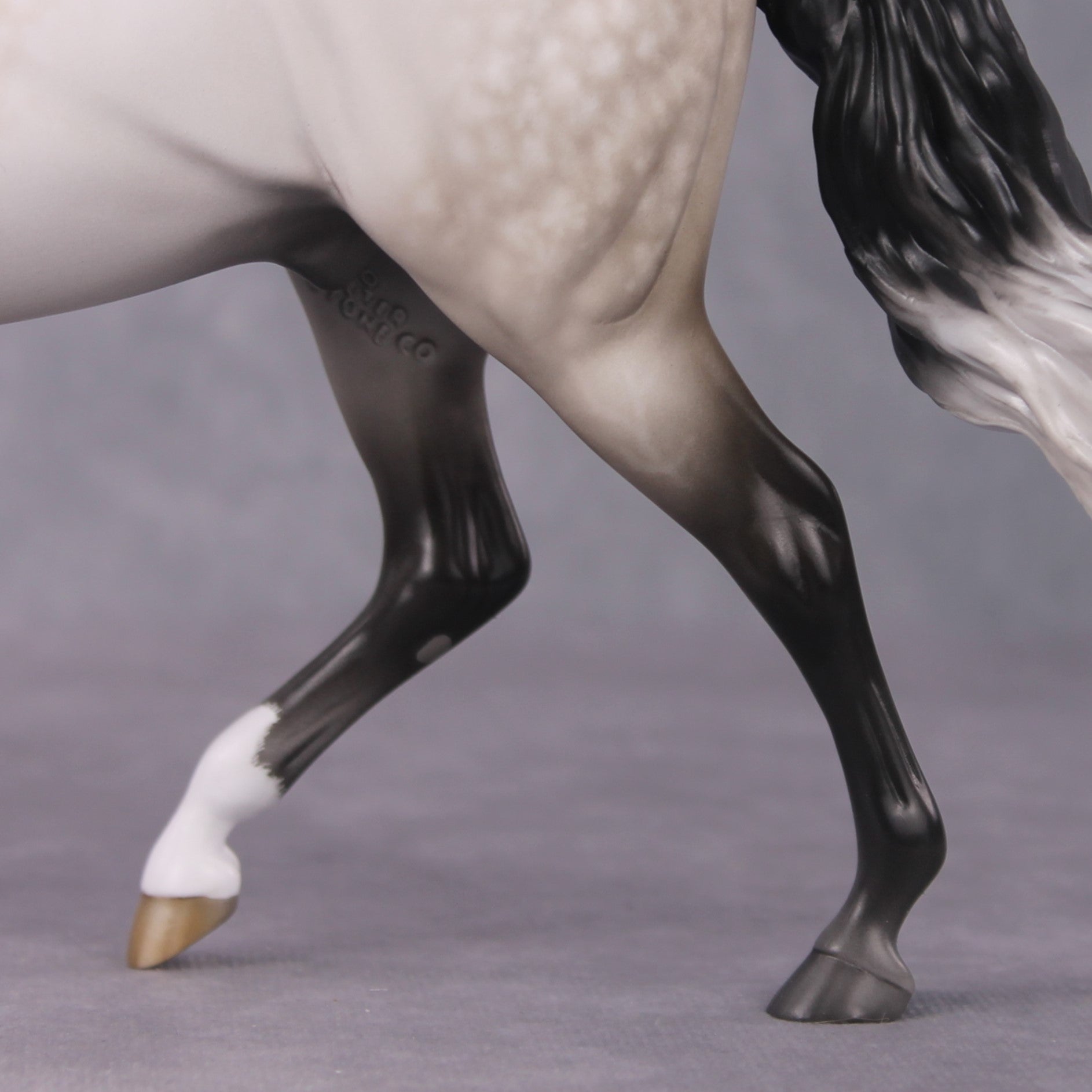 "McKormick" OOAK Custom Dapple Rose Grey Pony By Sheryl Leisure Best Offer 03/04/2025