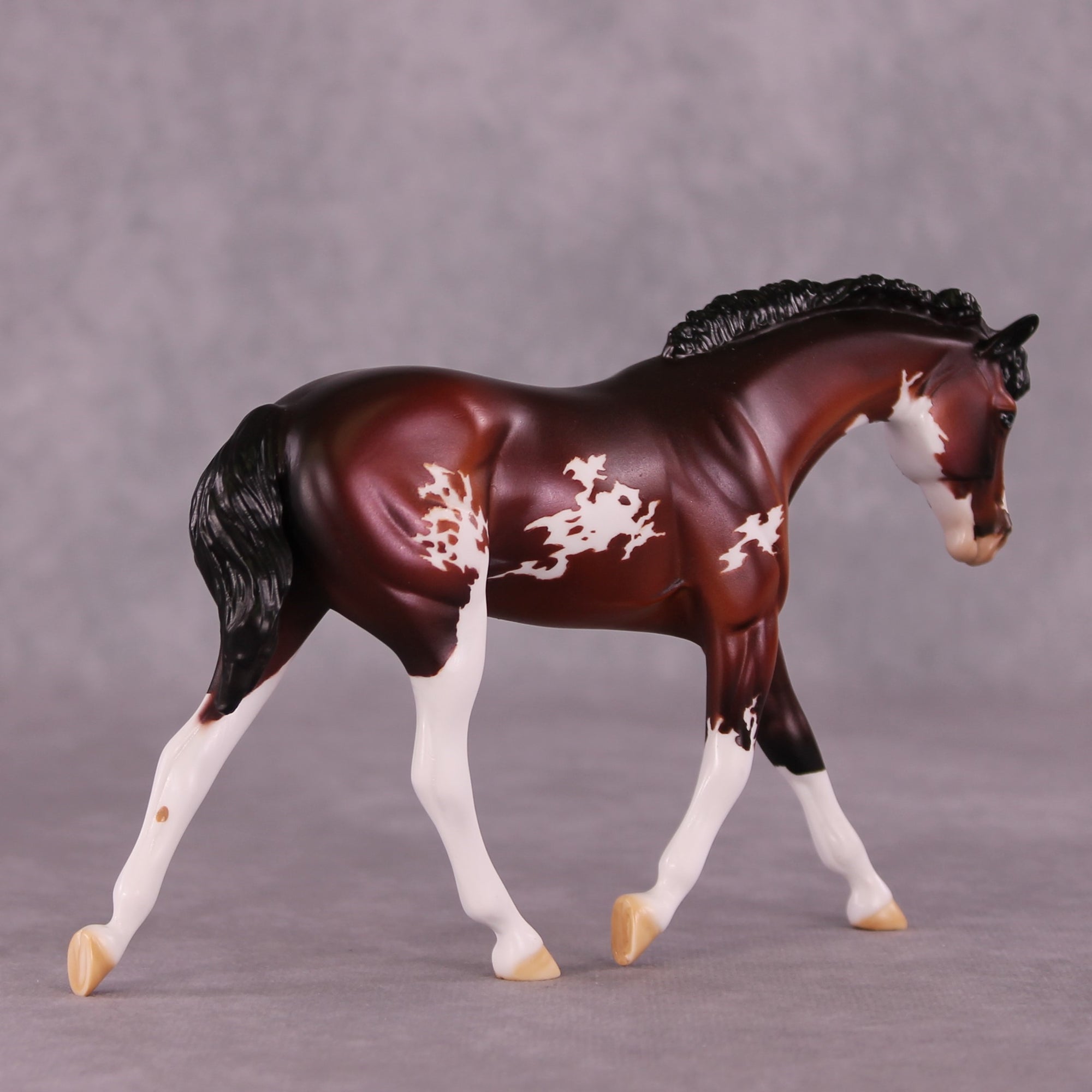 "Amaranth" OOAK FCM Warmblood Pebble by Dawn Quick EQ25