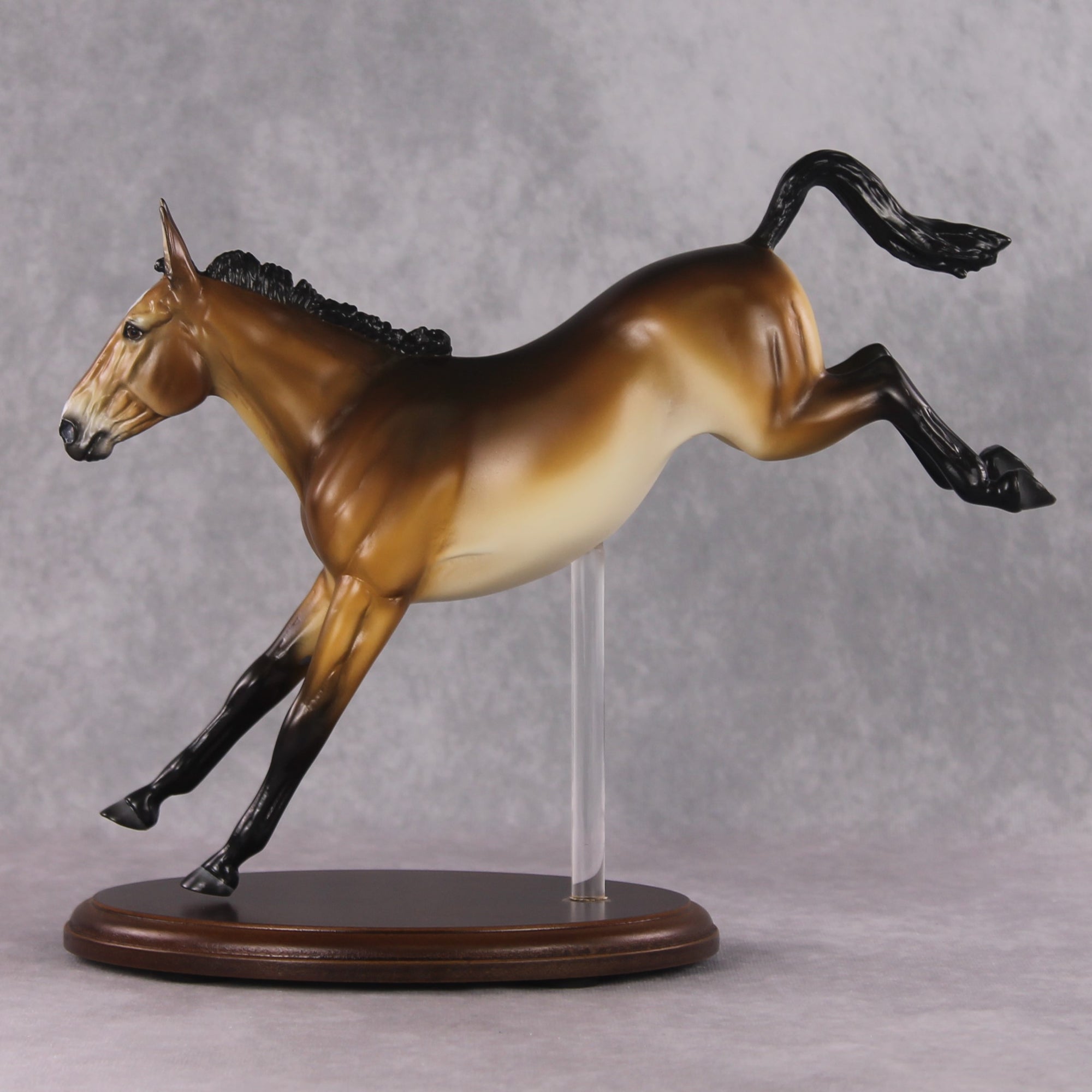 "Jenny Braystone" OOAK EFCM Jumping Bay Mule By Tiffany Purdy - GemStone Series