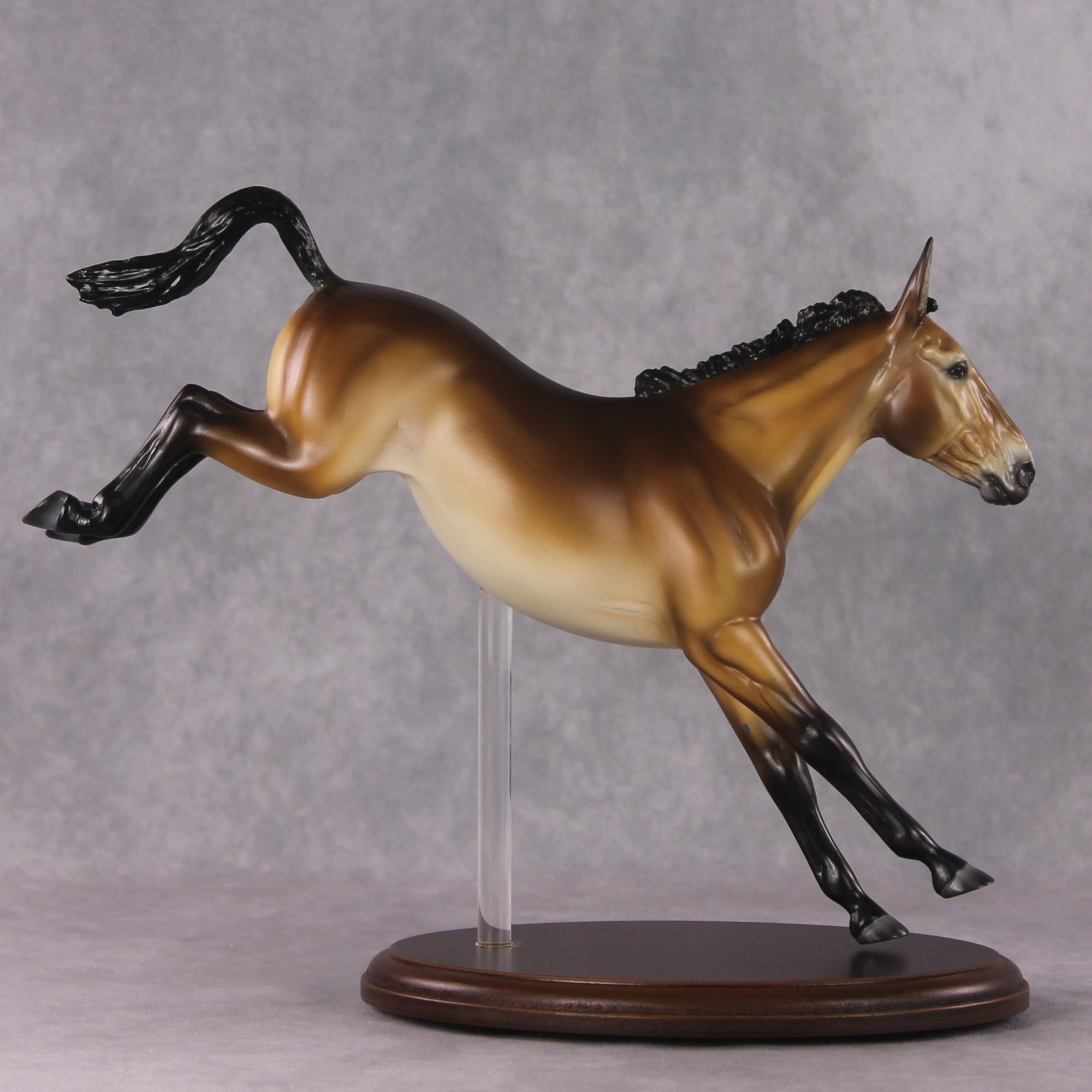 "Jenny Braystone" OOAK EFCM Jumping Bay Mule By Tiffany Purdy - GemStone Series