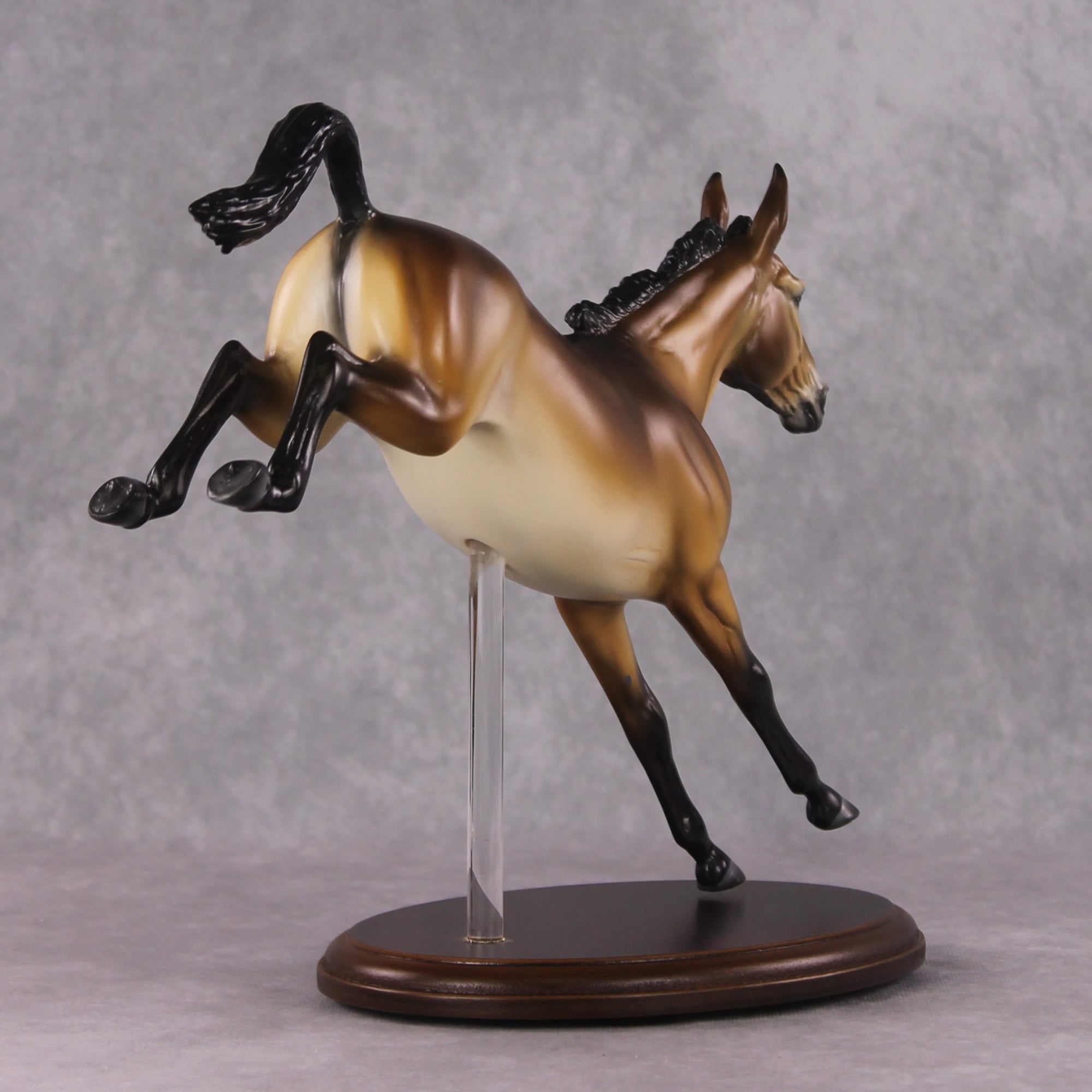 "Jenny Braystone" OOAK EFCM Jumping Bay Mule By Tiffany Purdy - GemStone Series