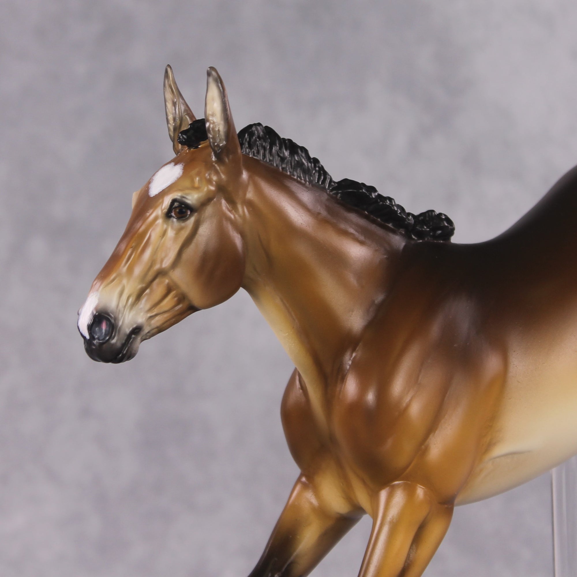 "Jenny Braystone" OOAK EFCM Jumping Bay Mule By Tiffany Purdy - GemStone Series