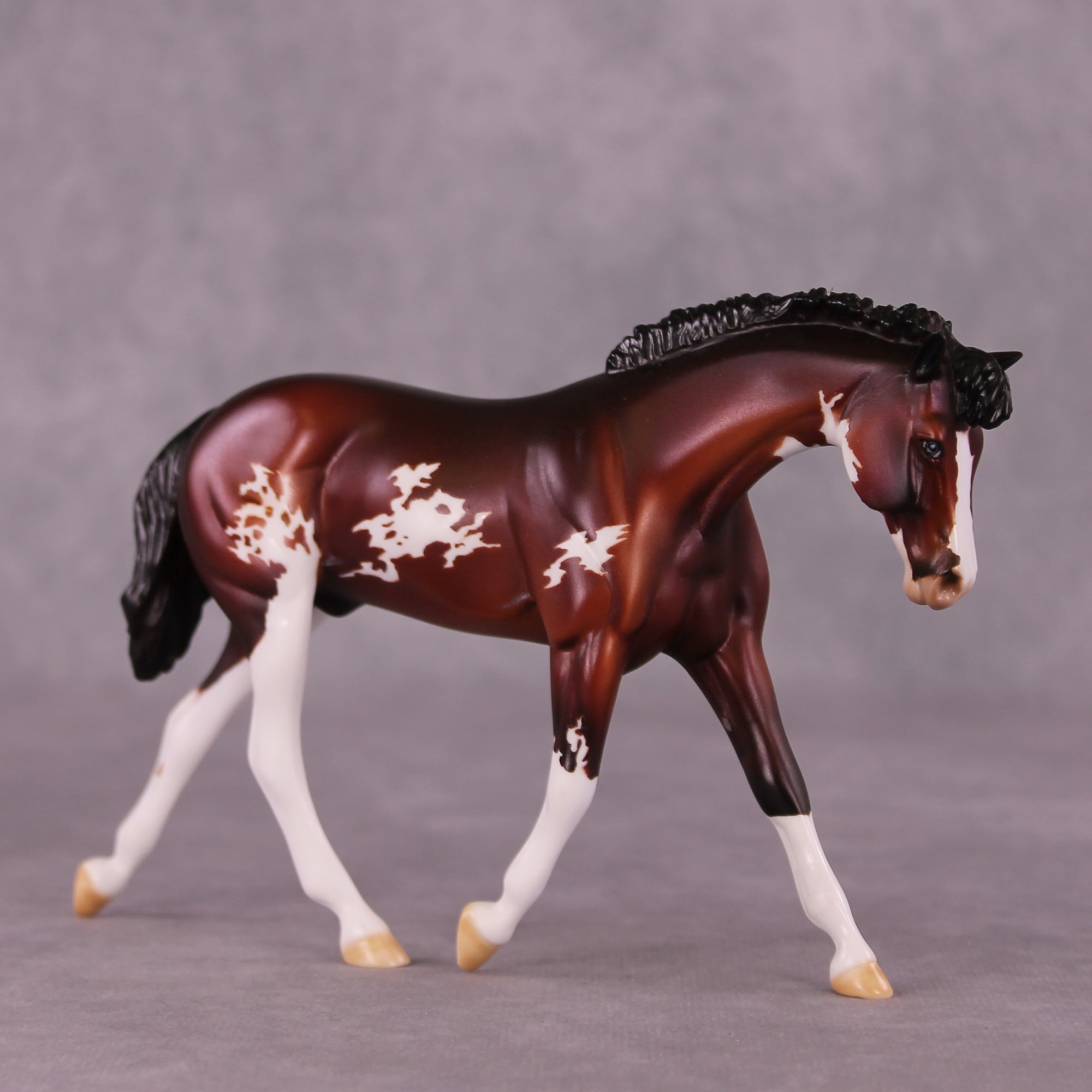"Amaranth" OOAK FCM Warmblood Pebble by Dawn Quick EQ25