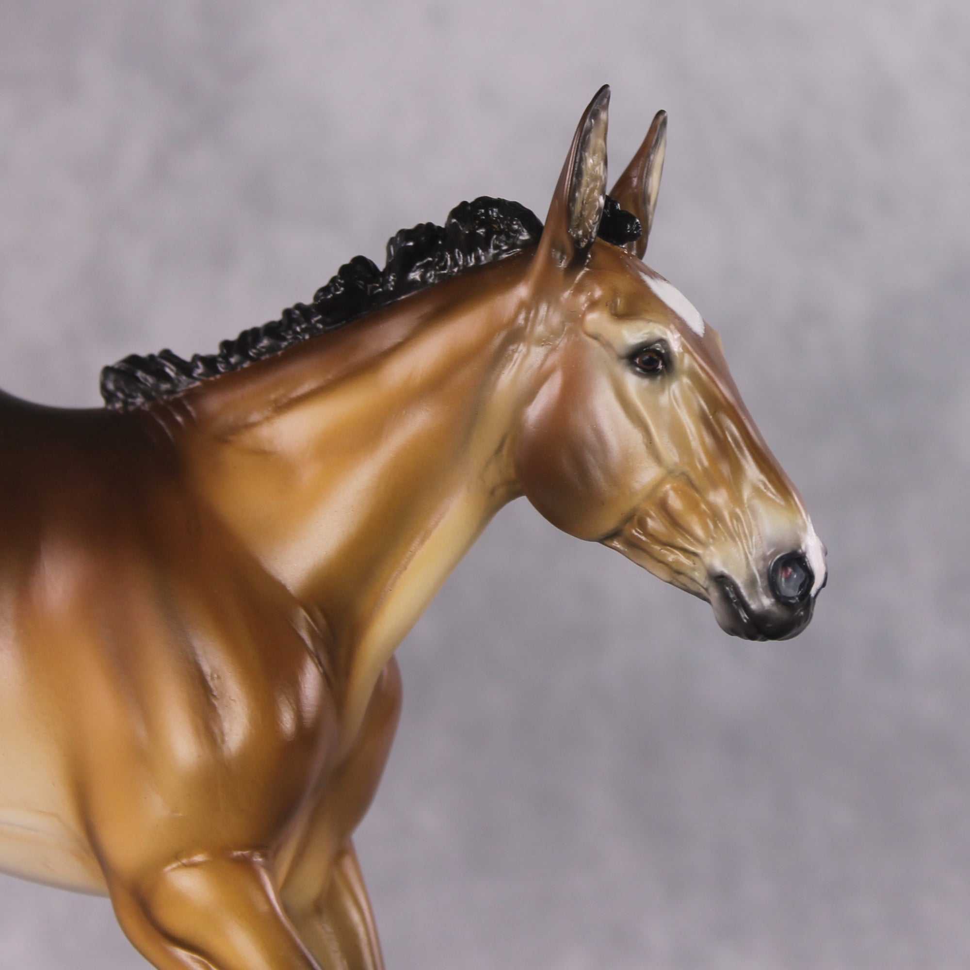 "Jenny Braystone" OOAK EFCM Jumping Bay Mule By Tiffany Purdy - GemStone Series