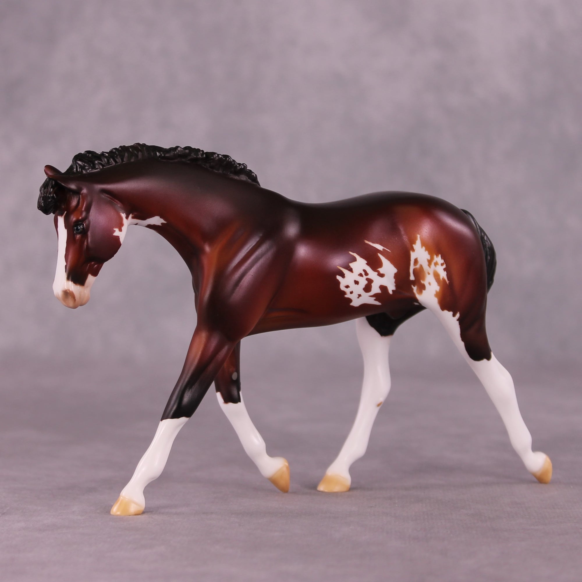 "Amaranth" OOAK FCM Warmblood Pebble by Dawn Quick EQ25