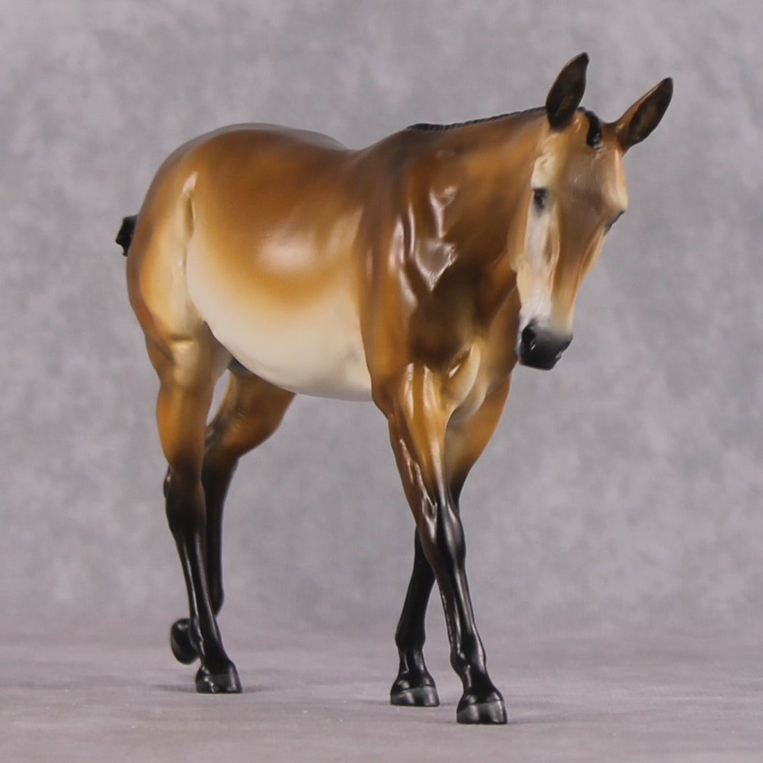 "Major Purdy" OOAK Custom Bay Military Pebble Mule By Tiffany Purdy - GemStone Series