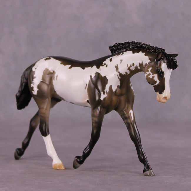 "Estavelle" OOAK FCM Warmblood Pebble by Julie Keim EQ25