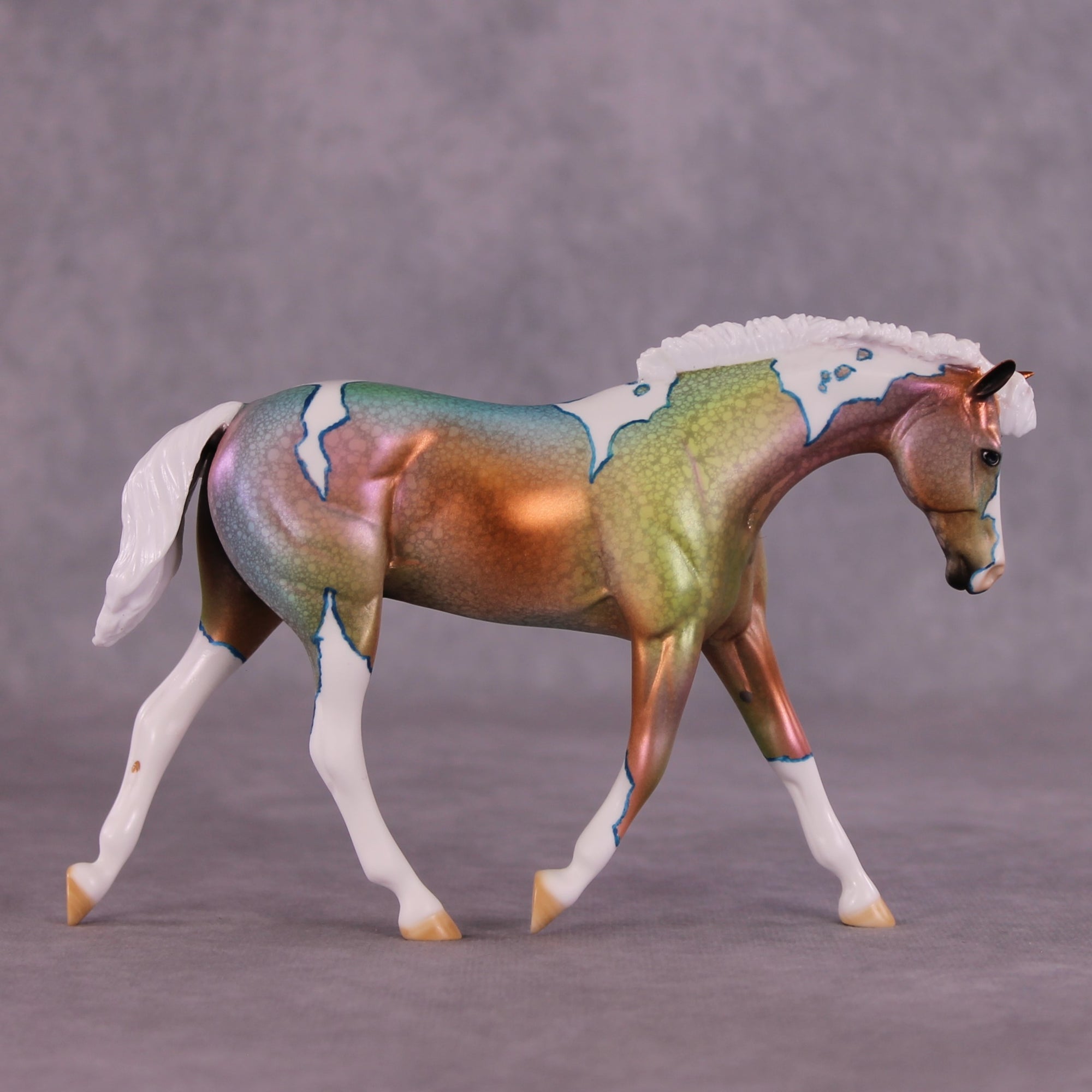 "Babble" OOAK FCM Warmblood Pebble by Dawn Quick EQ25