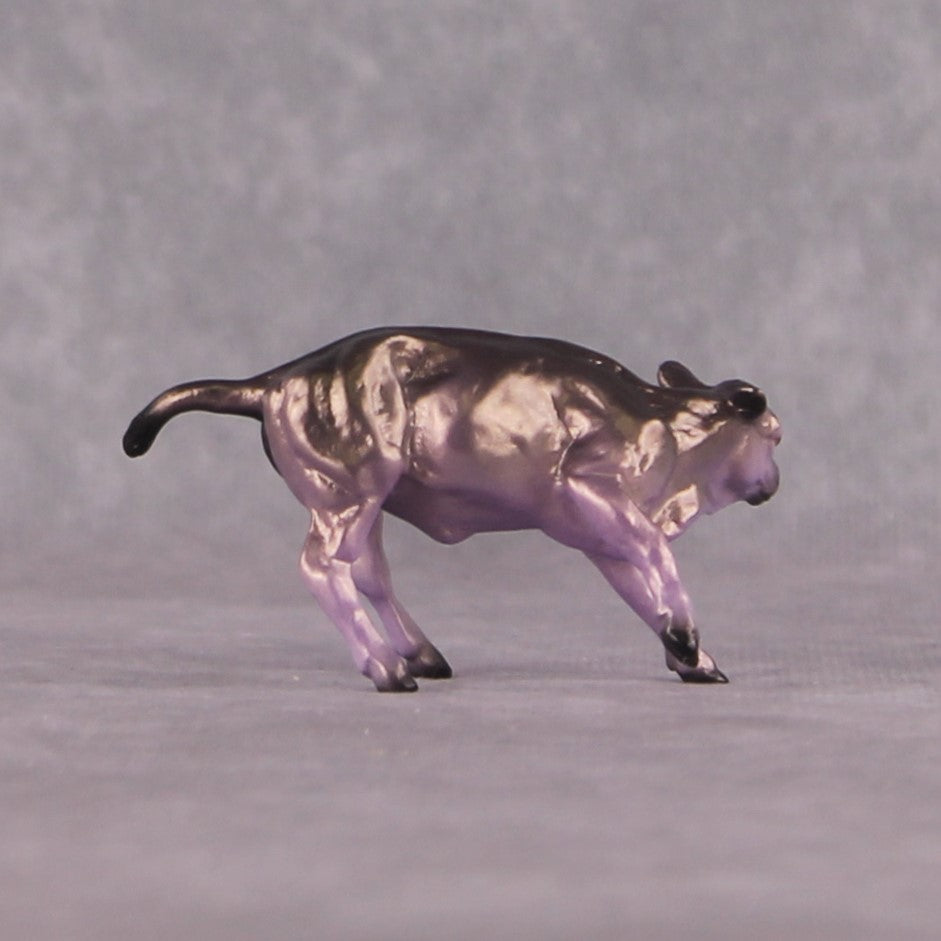 "Cherie" LE-5 Brass &amp; Violet Pangare Deco Calf Chip By Jamie Adamson $99 Chips Sale 03/03/2025