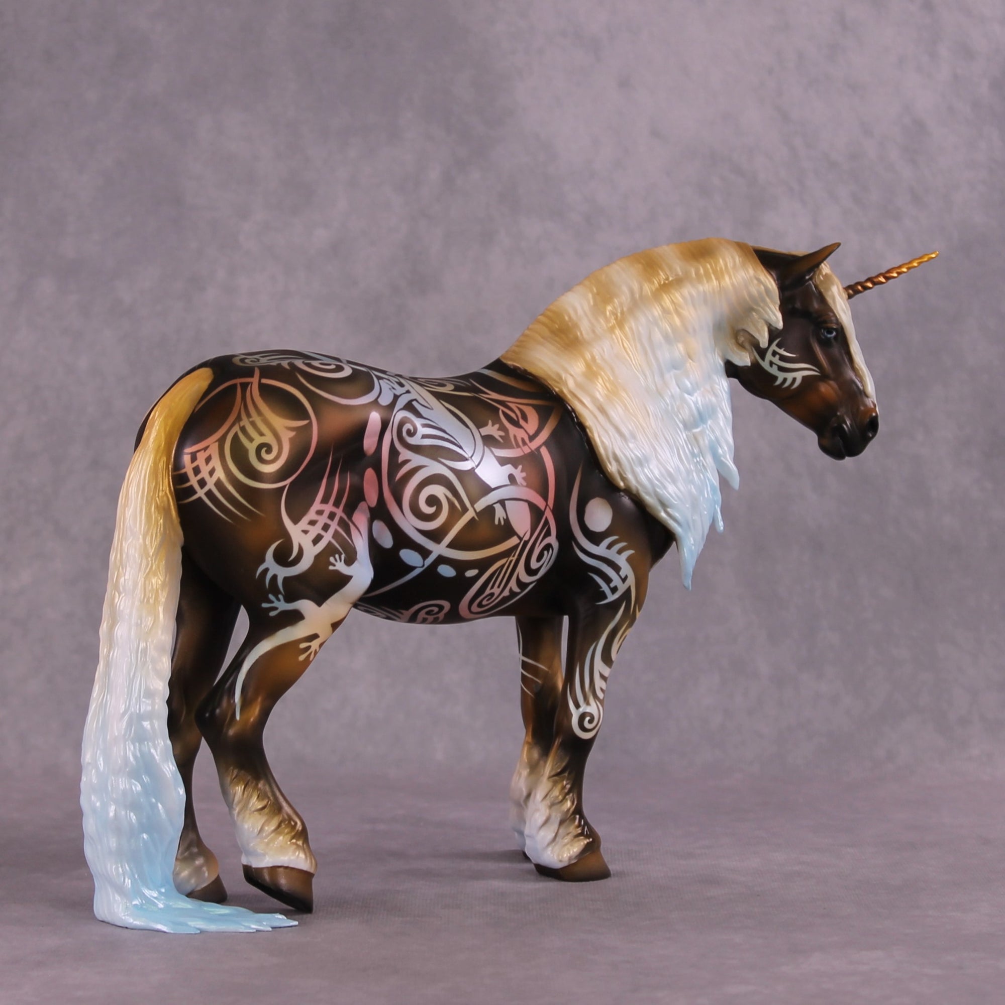 "Tribal" OOAK FCM Bunny Heavy Draft by Kike Duarte Best Offer EQ25 07/15/25