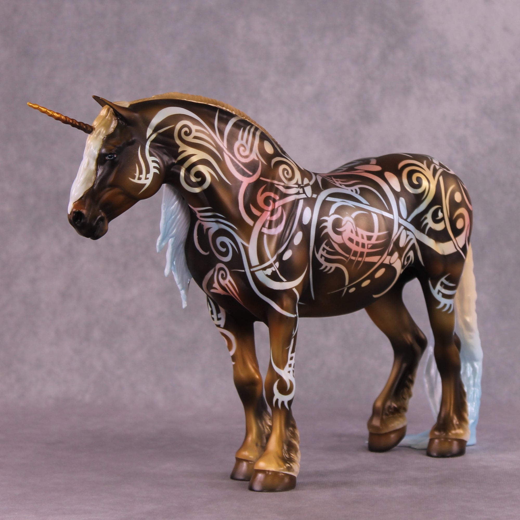 "Tribal" OOAK FCM Bunny Heavy Draft by Kike Duarte Best Offer EQ25 07/15/25