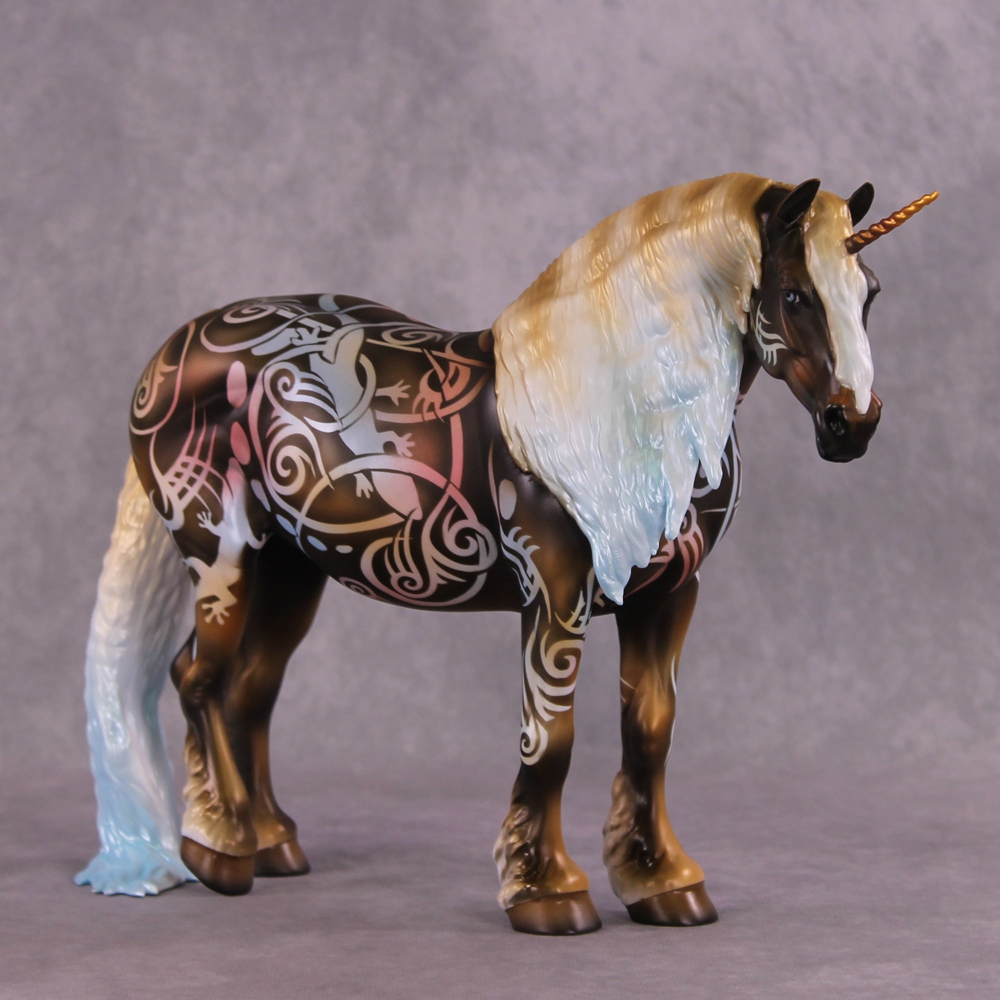 "Tribal" OOAK FCM Bunny Heavy Draft by Kike Duarte Best Offer EQ25 07/15/25