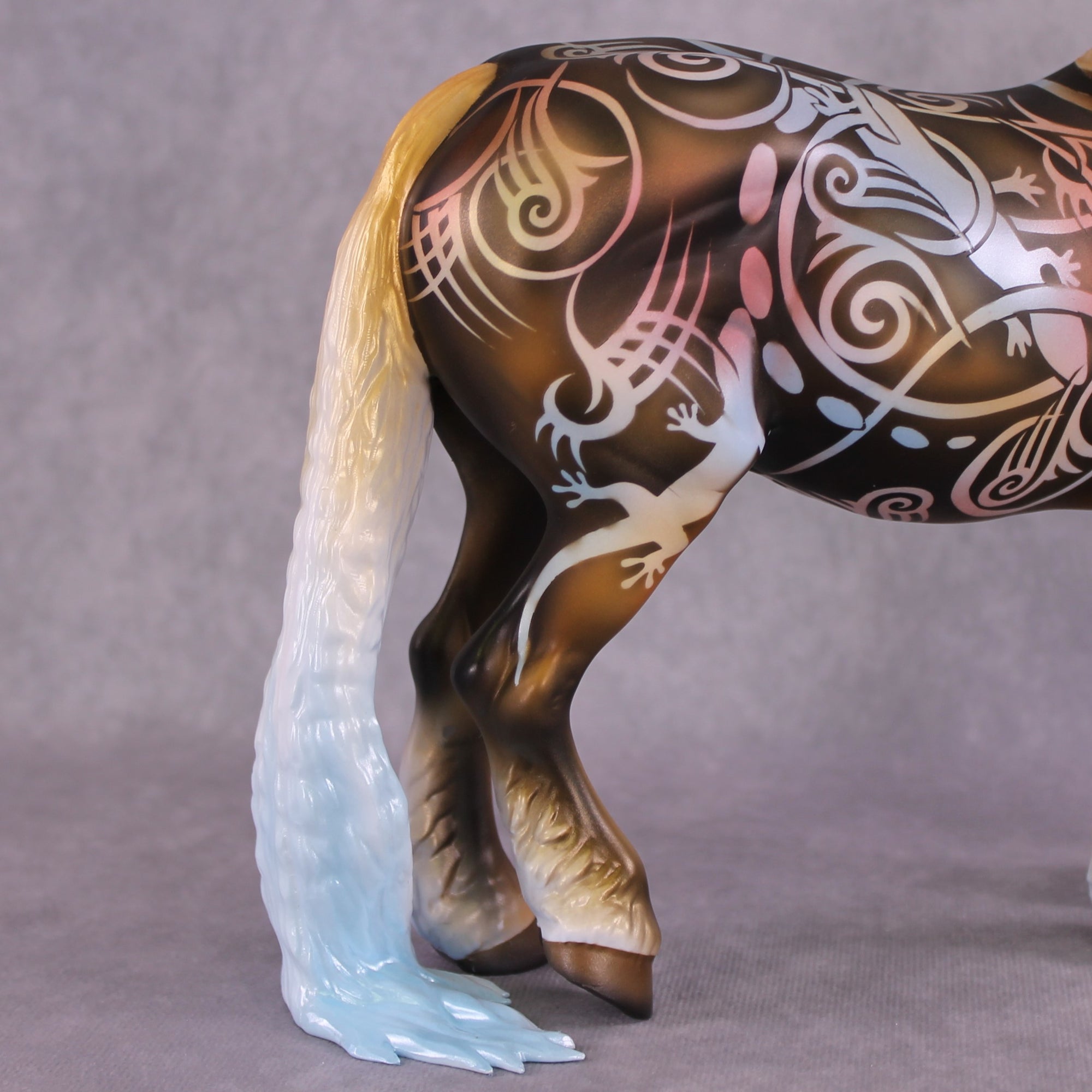 "Tribal" OOAK FCM Bunny Heavy Draft by Kike Duarte Best Offer EQ25 07/15/25