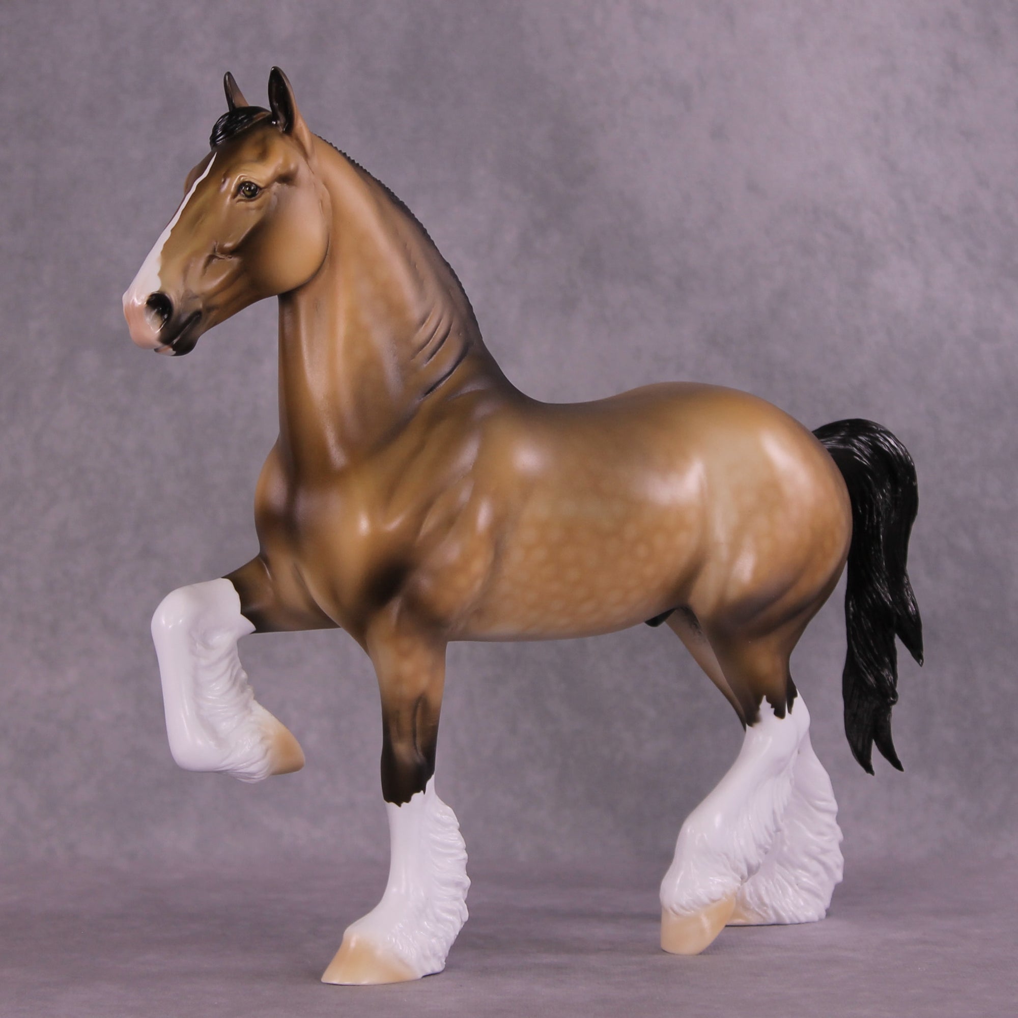 Pre-Order Through The Mist or Golden Memories LE-60 FCM Trotting Drafter by Dawn Quick FFS25