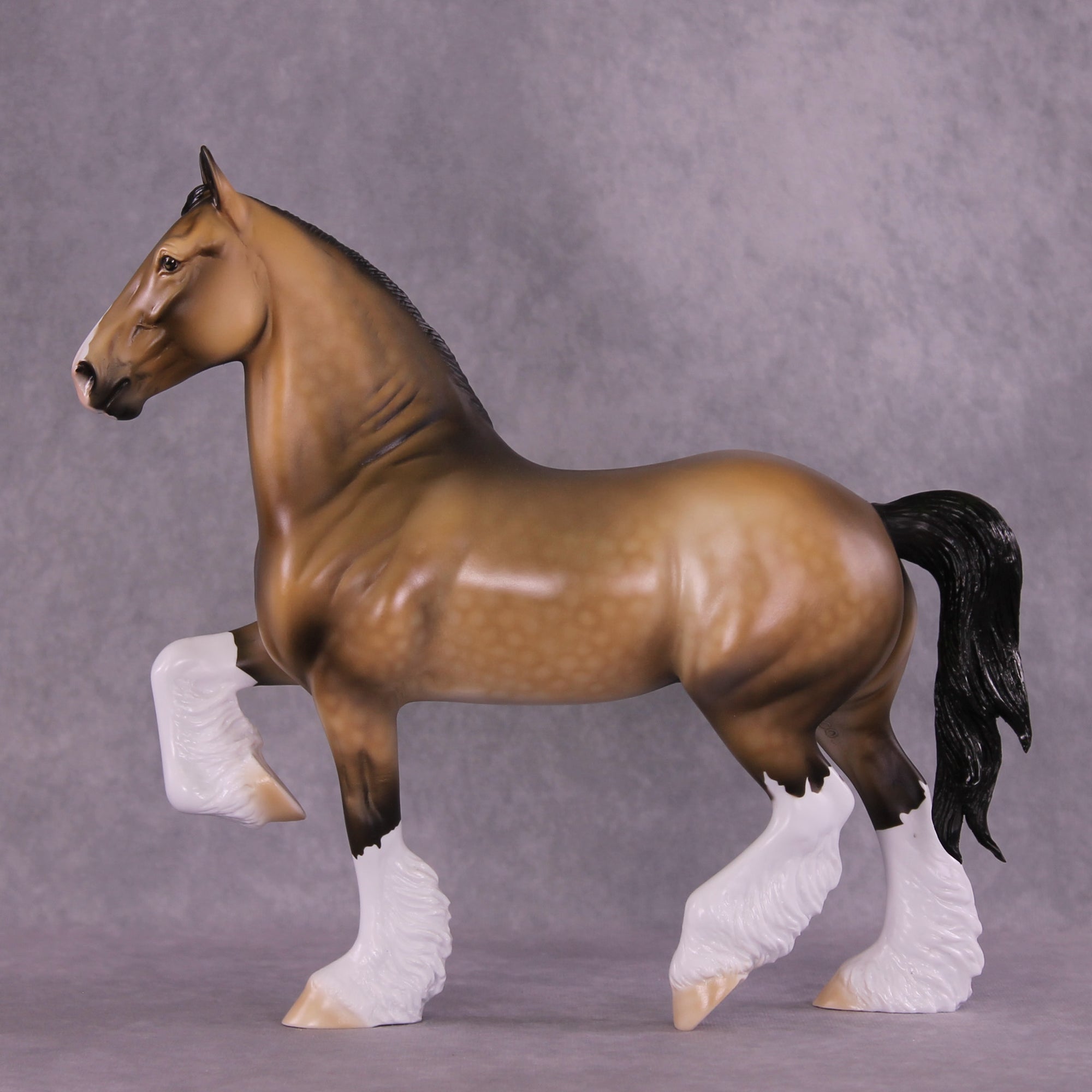 Pre-Order Through The Mist or Golden Memories LE-60 FCM Trotting Drafter by Dawn Quick FFS25