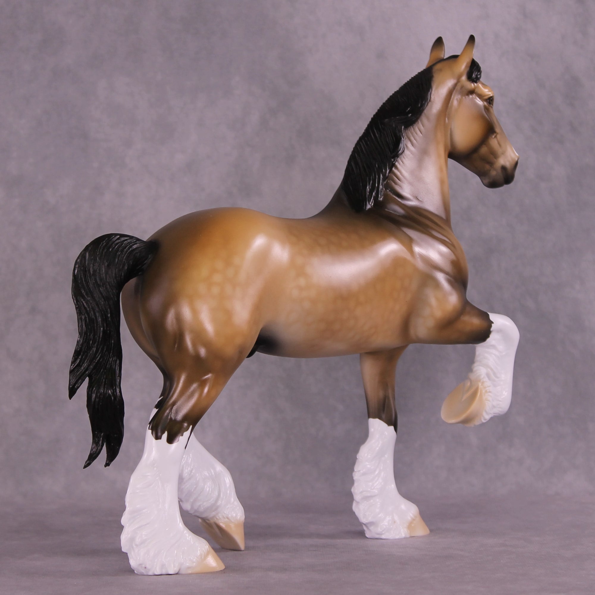 Pre-Order Through The Mist or Golden Memories LE-60 FCM Trotting Drafter by Dawn Quick FFS25