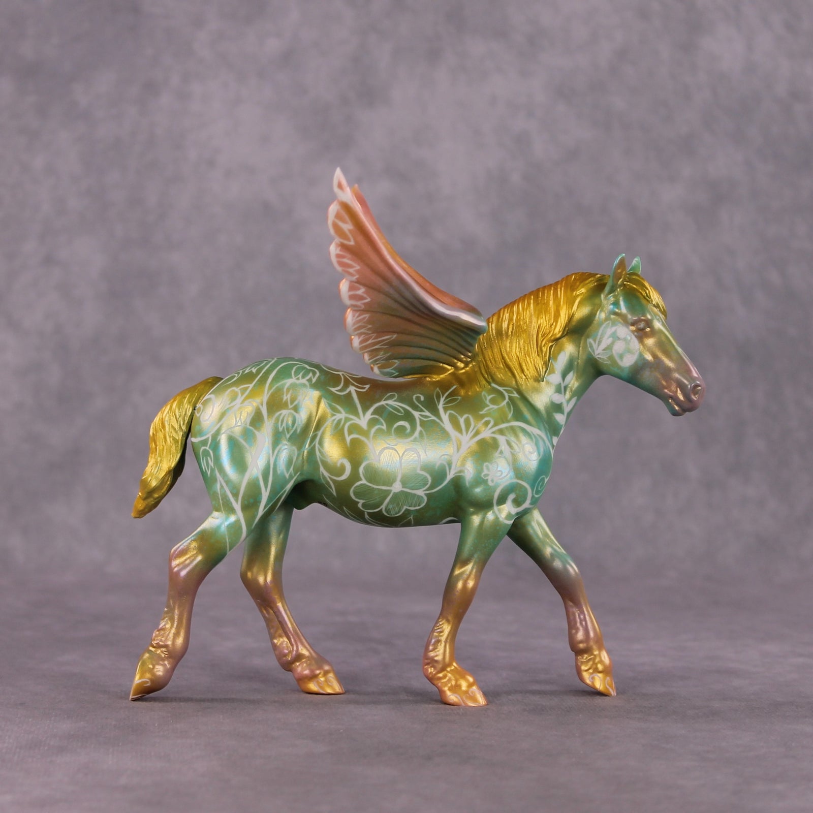 "Dandelily" OOAK FCM Pebble Draft By Kristen Cermele SHCF25