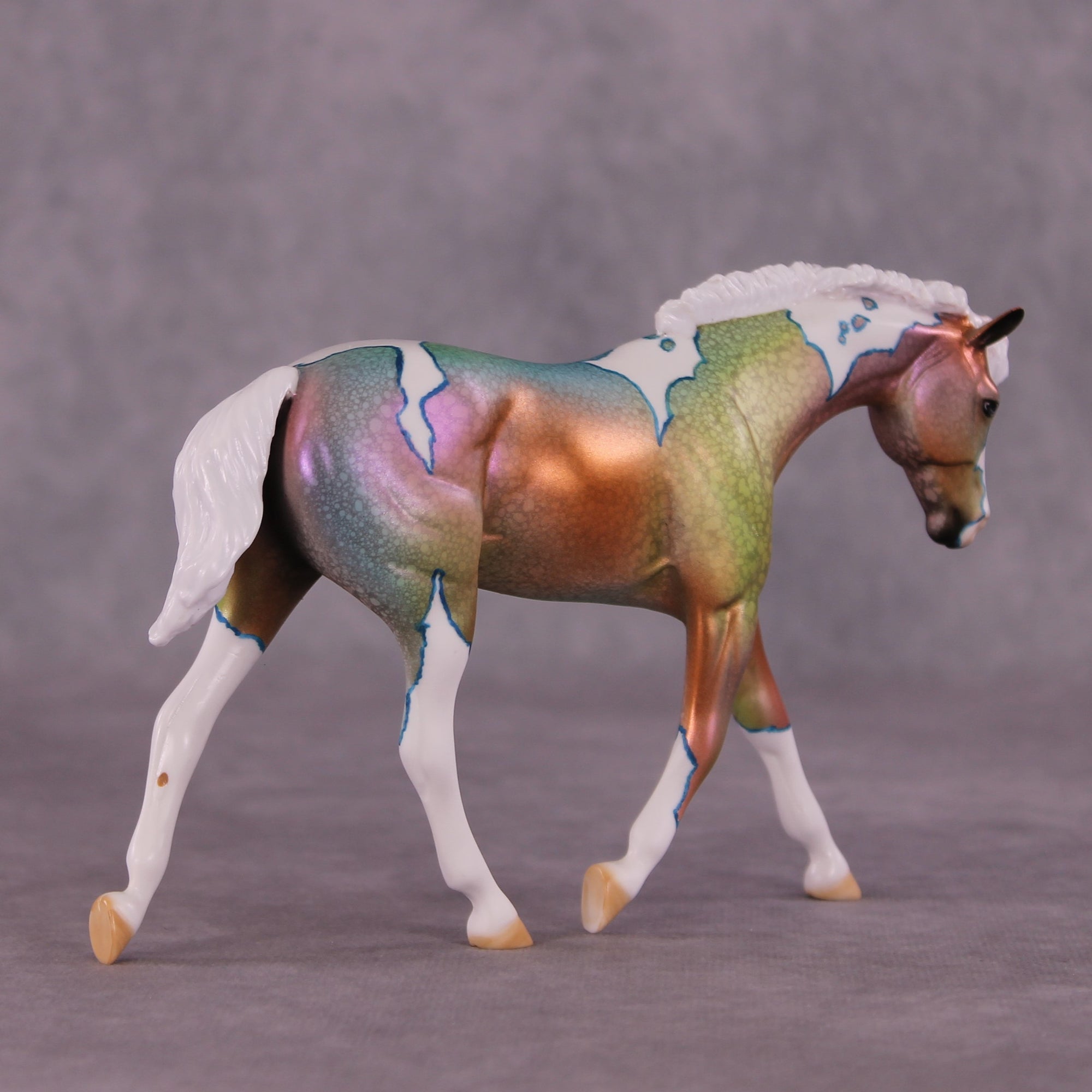 "Babble" OOAK FCM Warmblood Pebble by Dawn Quick EQ25