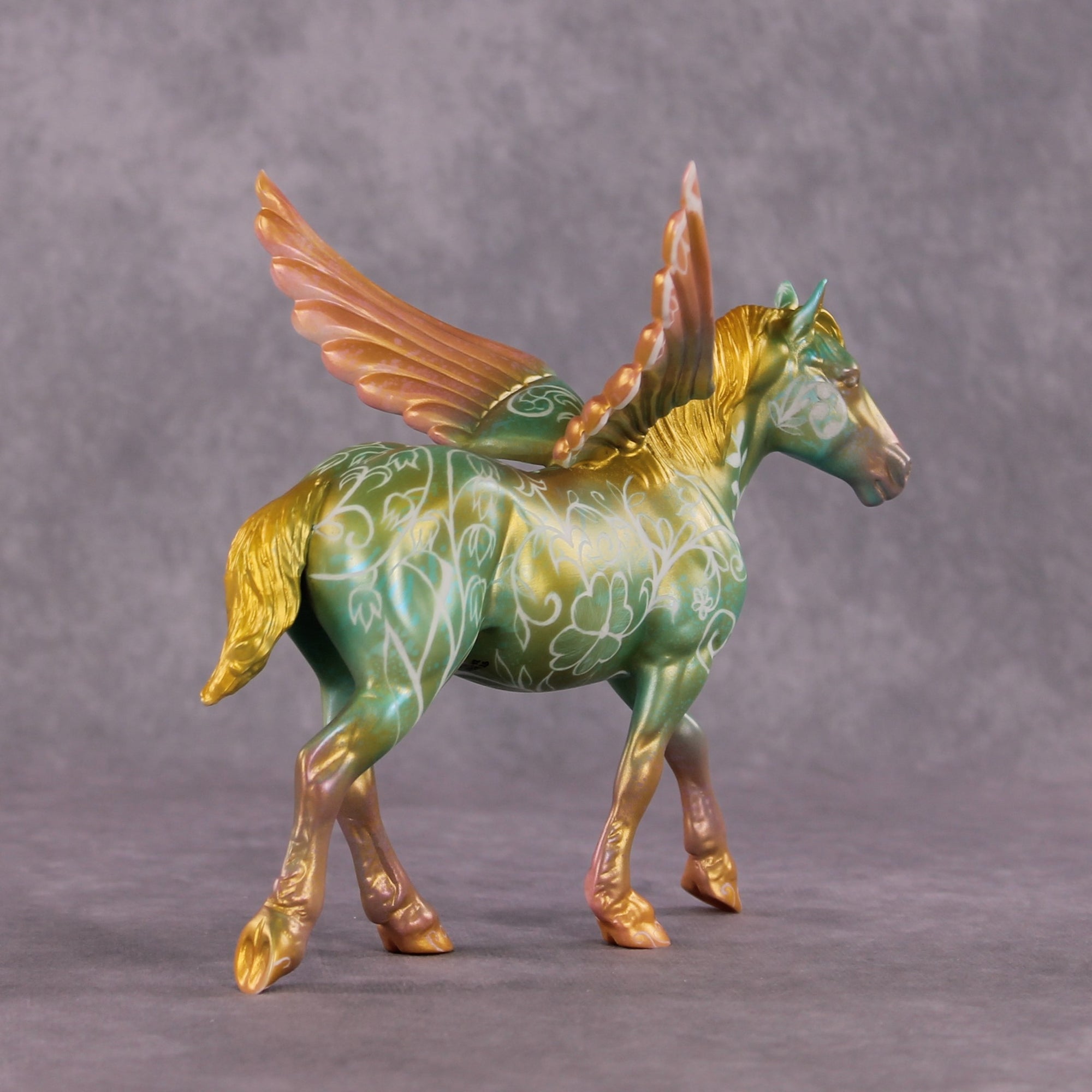 "Dandelily" OOAK FCM Pebble Draft By Kristen Cermele SHCF25