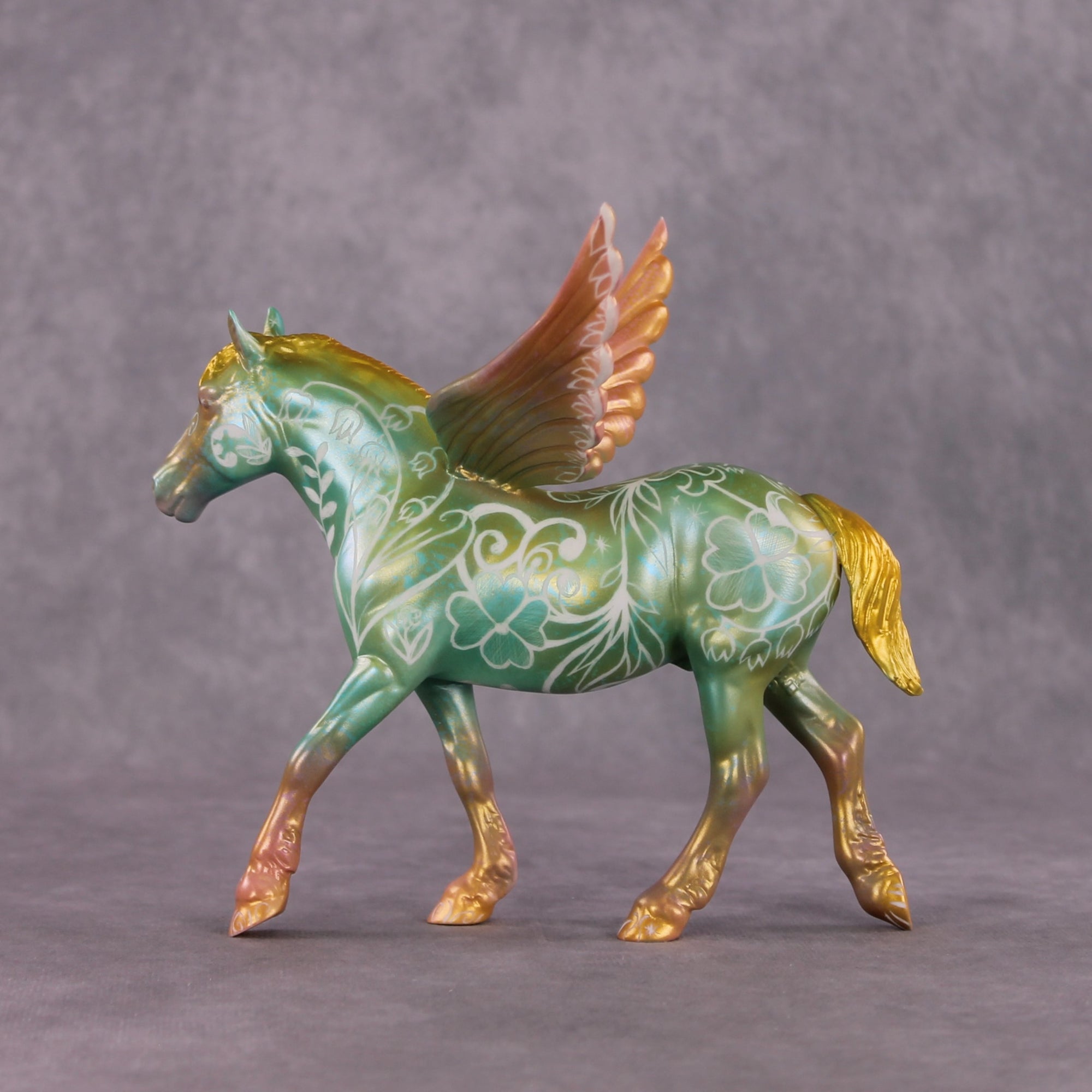 "Dandelily" OOAK FCM Pebble Draft By Kristen Cermele SHCF25