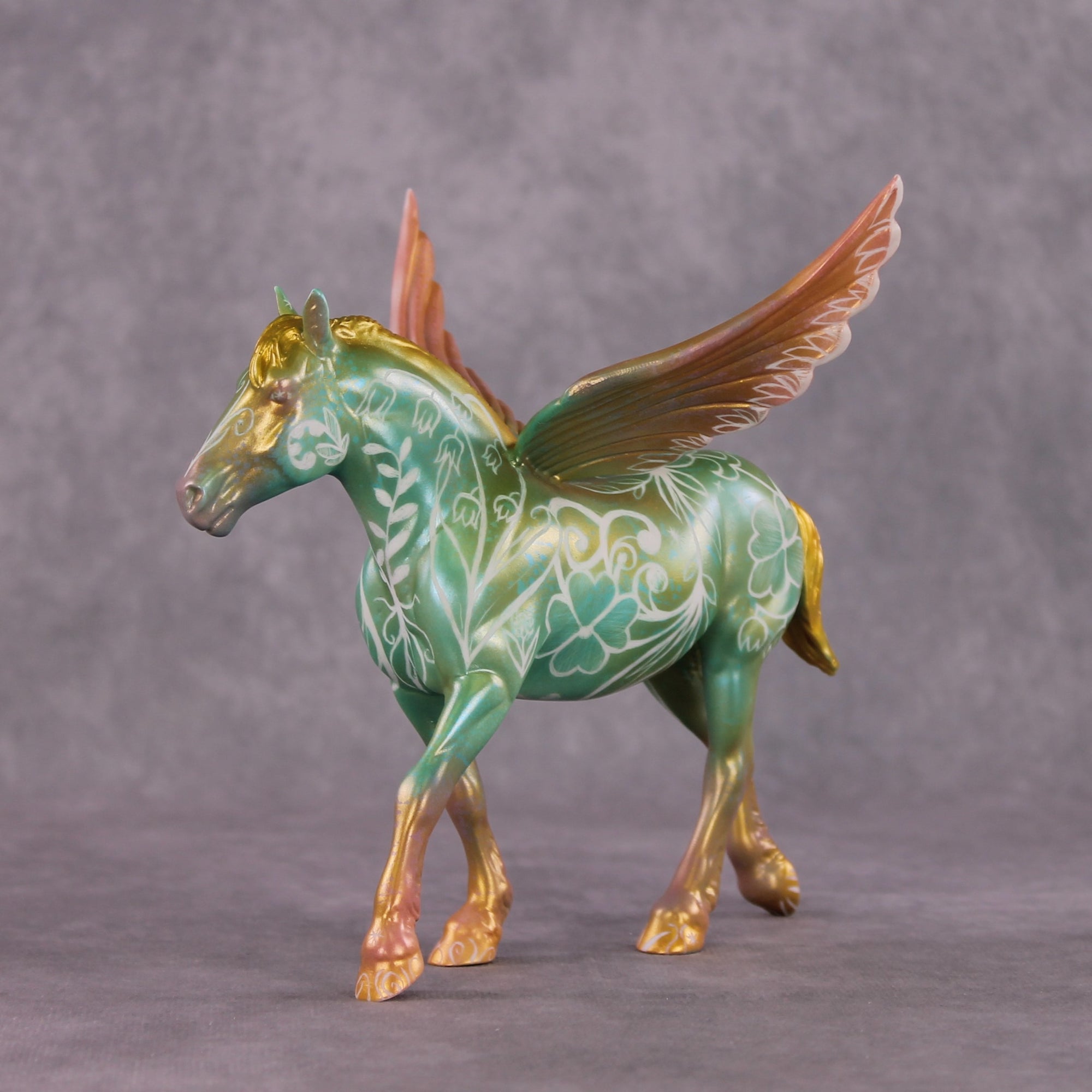 "Dandelily" OOAK FCM Pebble Draft By Kristen Cermele SHCF25