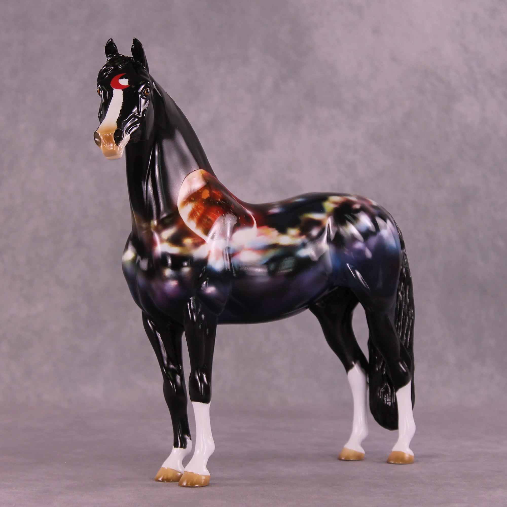 Red Moon OOAK Morgan Stallion by Kike (Enrique) Duarte DDOOAKs25
