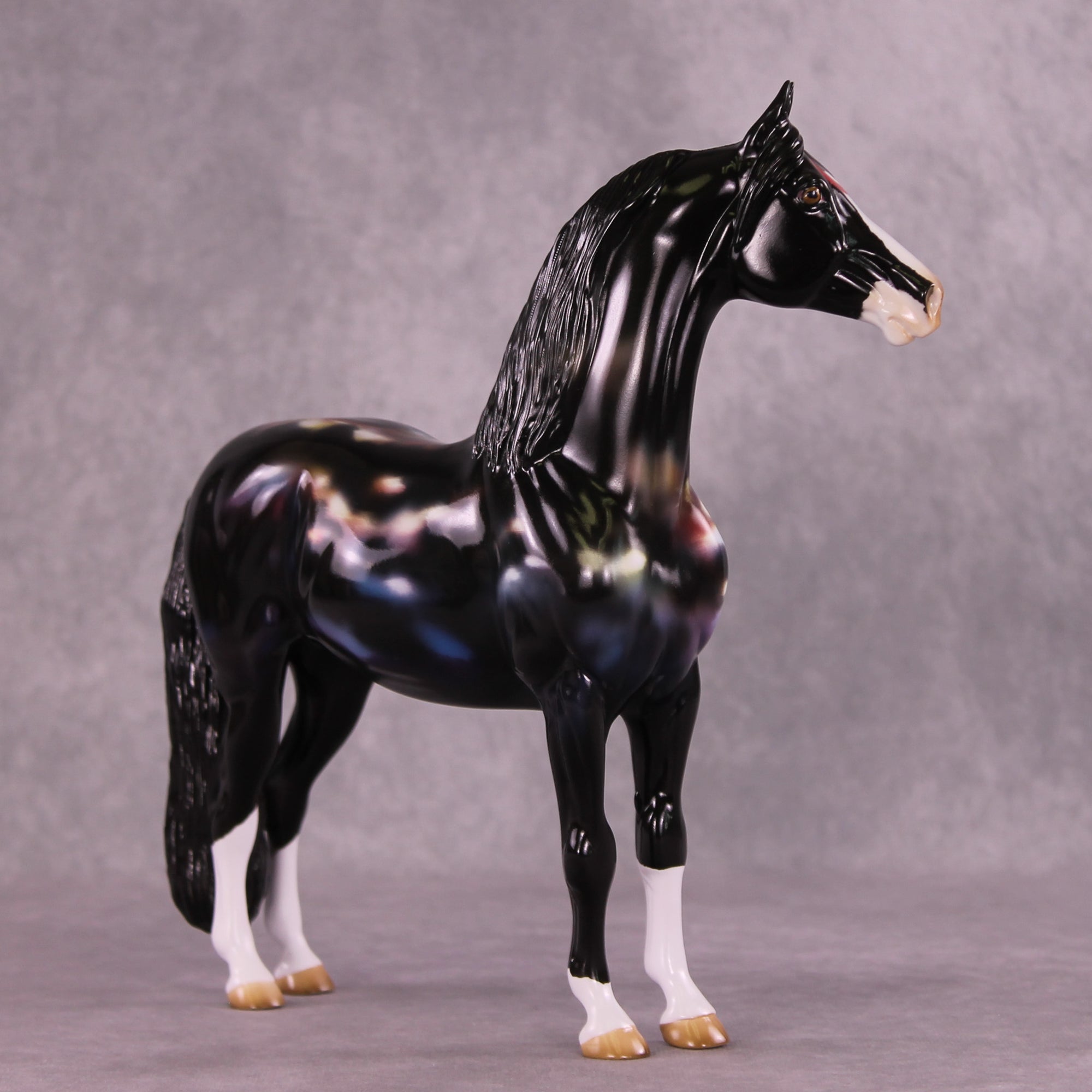 Red Moon OOAK Morgan Stallion by Kike (Enrique) Duarte DDOOAKs25