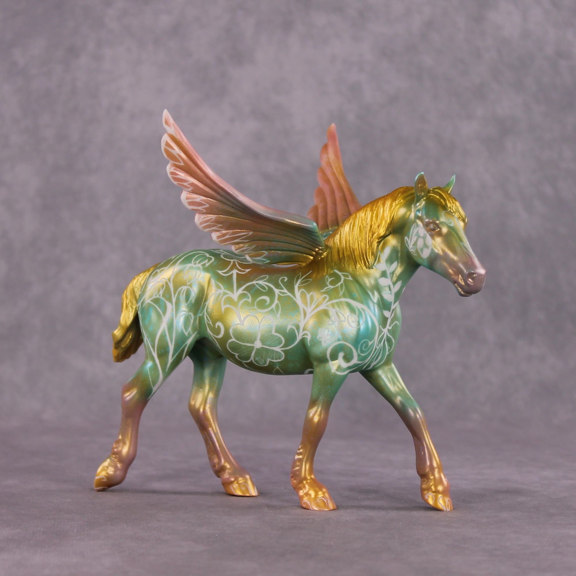 "Dandelily" OOAK FCM Pebble Draft By Kristen Cermele SHCF25