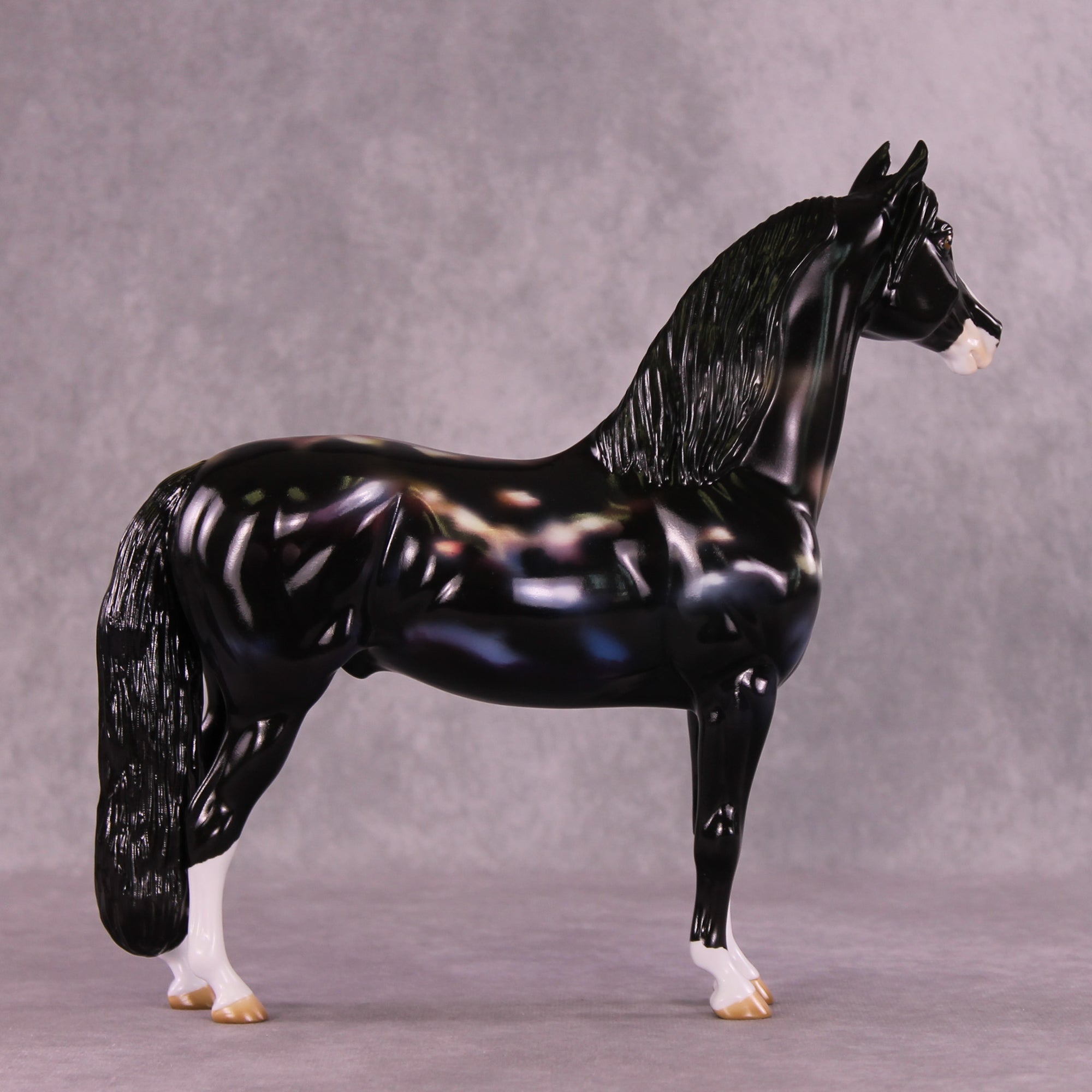 Red Moon OOAK Morgan Stallion by Kike (Enrique) Duarte DDOOAKs25