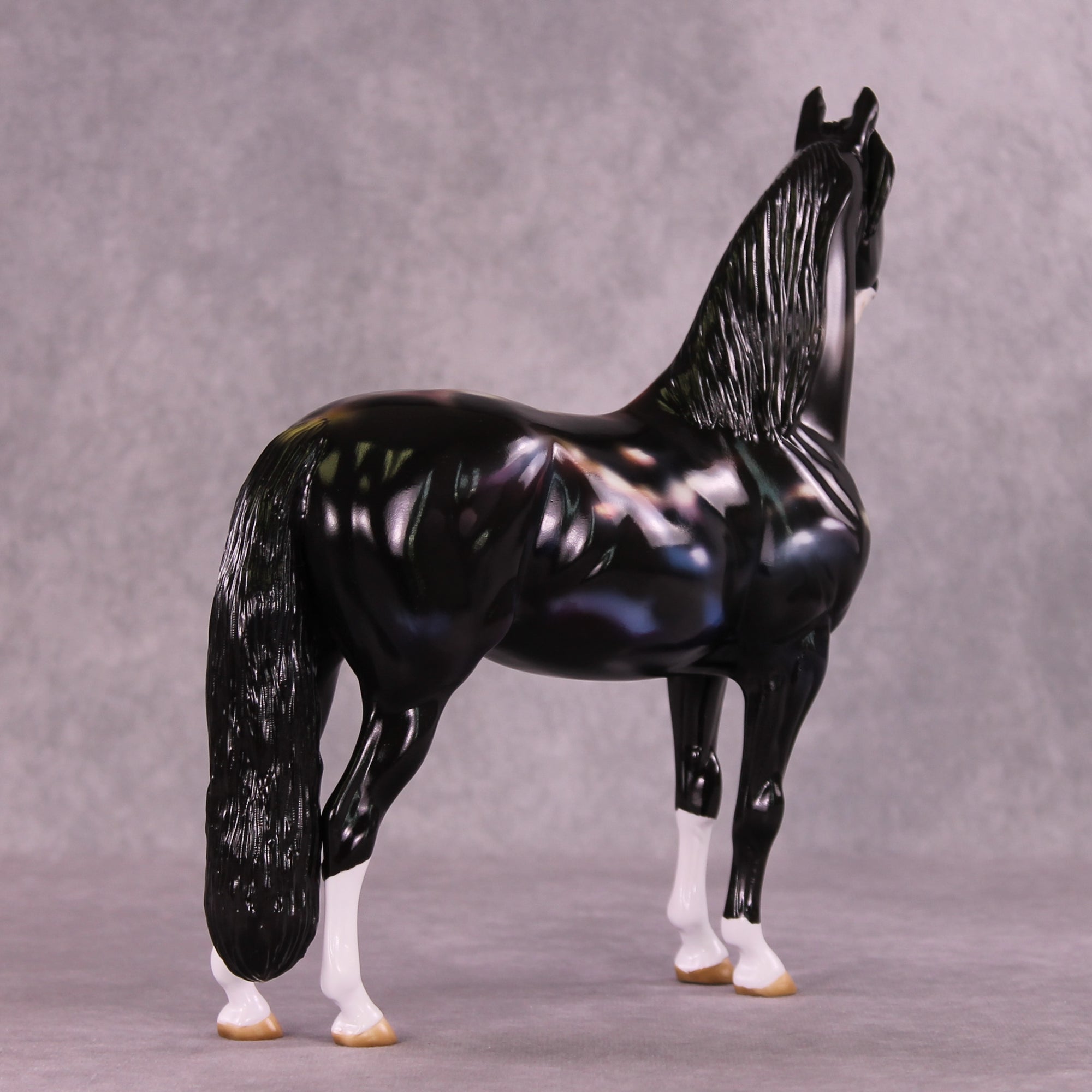 Red Moon OOAK Morgan Stallion by Kike (Enrique) Duarte DDOOAKs25