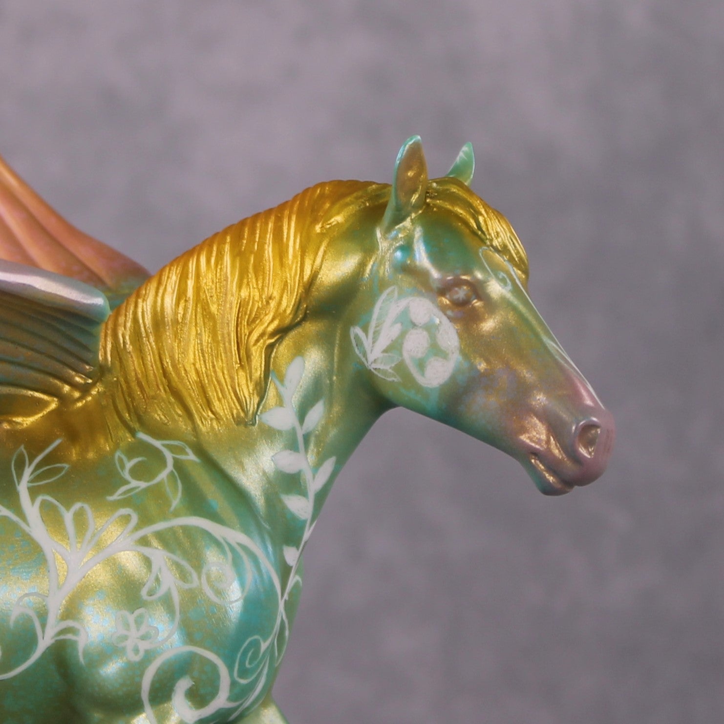 "Dandelily" OOAK FCM Pebble Draft By Kristen Cermele SHCF25