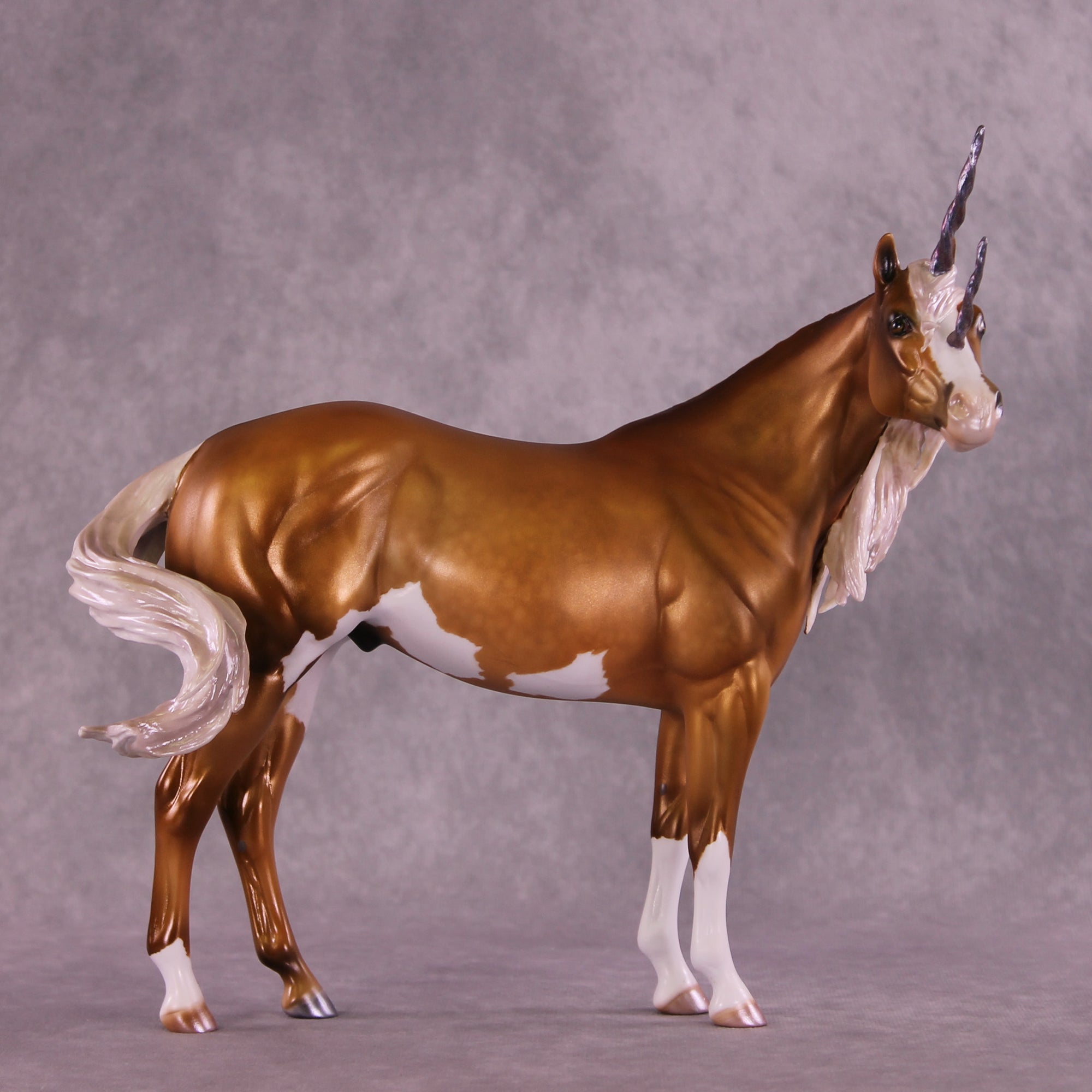 Moonstone OOAK FCM Ideal Stock Horse by Julie Keim MM25