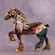 Autumn Sunset OOAK Trotting Drafter by Kike (Enrique) Duarte DDOOAKs25