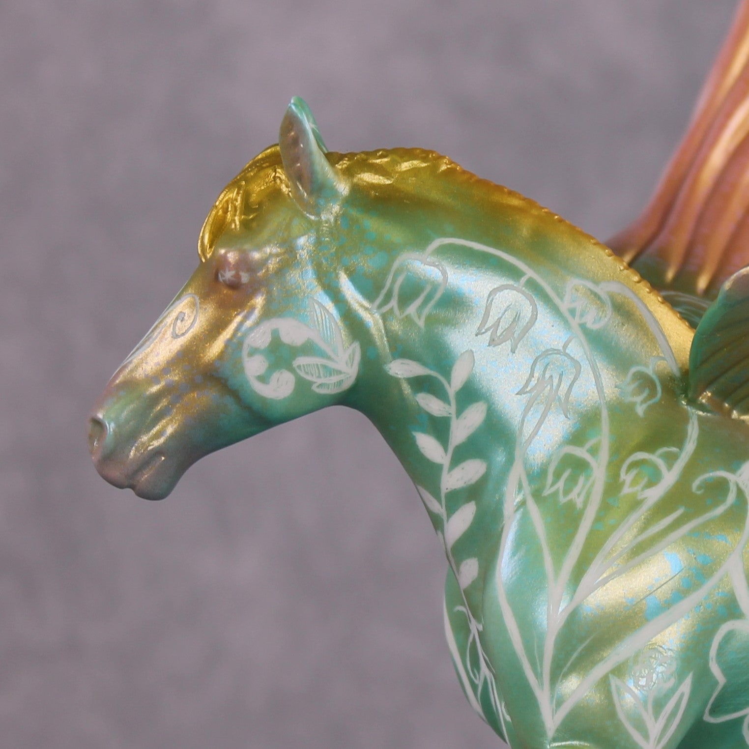 "Dandelily" OOAK FCM Pebble Draft By Kristen Cermele SHCF25